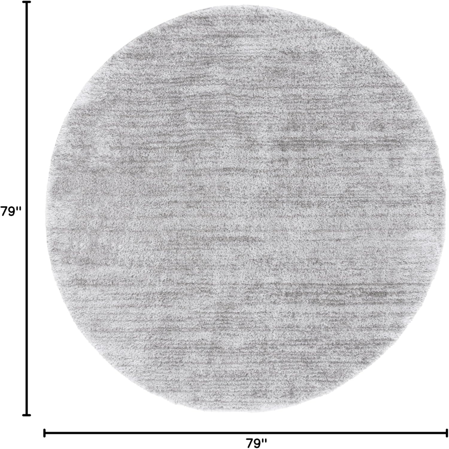 image:imageSAFAVIEH Area Rug 8x10 Tahoe Shag Collection Large Ivory amp Grey Modern Design NonShedding amp Easy Cleaning Plush Thick Pile Ideal for Living Room Bedroom Dining Space THO653AGreyDark Grey