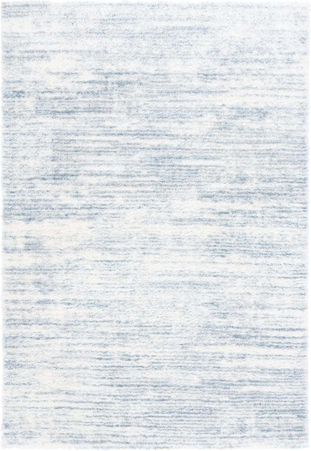 image:imageSAFAVIEH Area Rug 8x10 Tahoe Shag Collection Large Ivory amp Grey Modern Design NonShedding amp Easy Cleaning Plush Thick Pile Ideal for Living Room Bedroom Dining Space THO653ABlueIvory