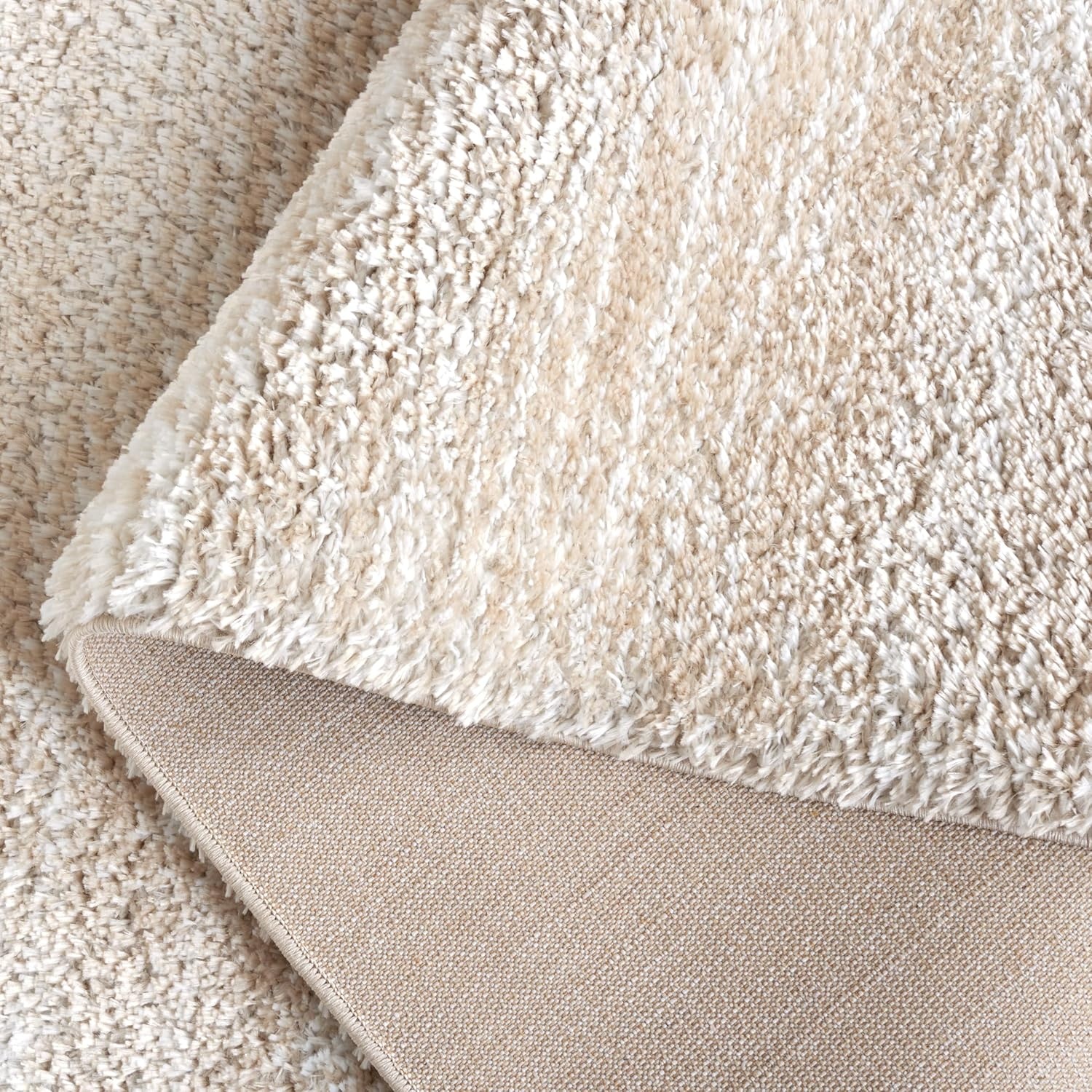 image:imageSAFAVIEH Area Rug 8x10 Tahoe Shag Collection Large Ivory amp Grey Modern Design NonShedding amp Easy Cleaning Plush Thick Pile Ideal for Living Room Bedroom Dining Space THO653AIvoryGold