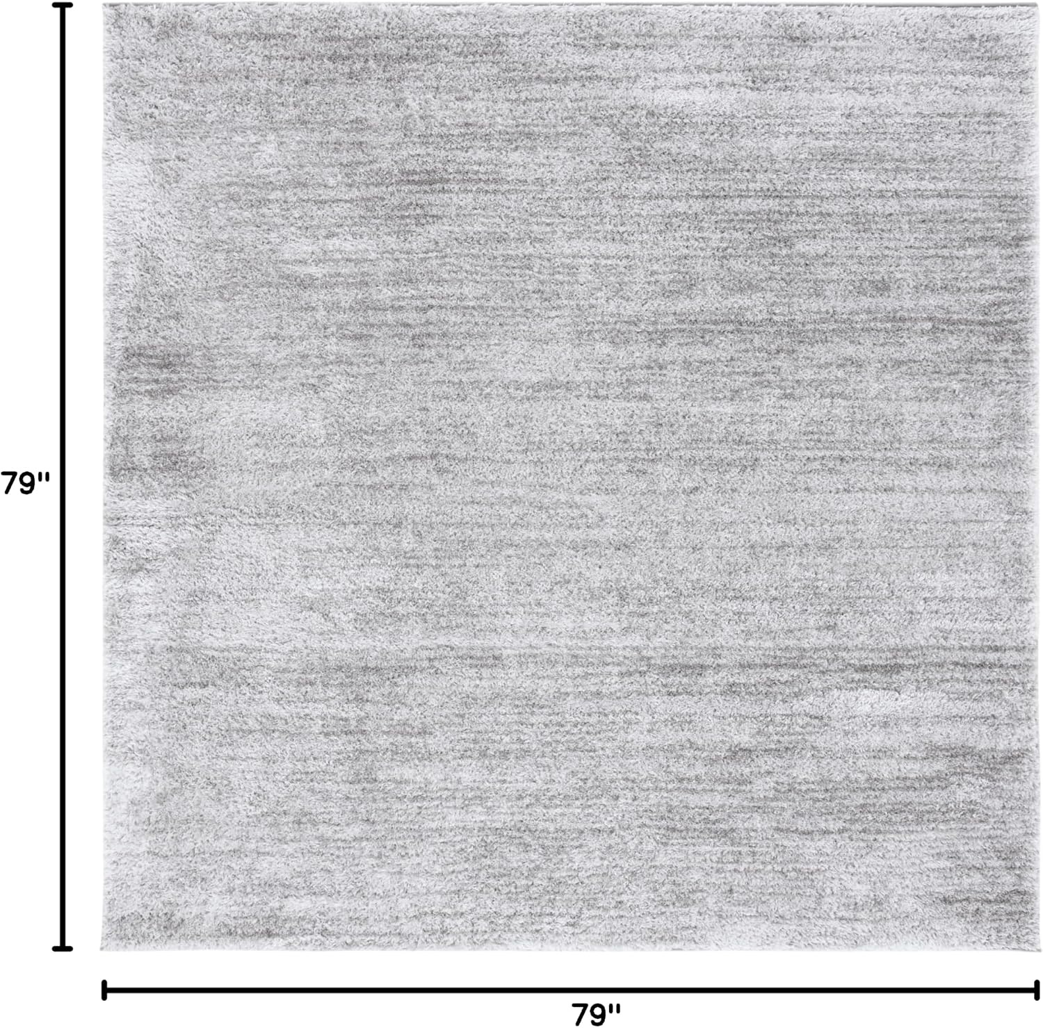 image:imageSAFAVIEH Area Rug 8x10 Tahoe Shag Collection Large Ivory amp Grey Modern Design NonShedding amp Easy Cleaning Plush Thick Pile Ideal for Living Room Bedroom Dining Space THO653AGreyDark Grey