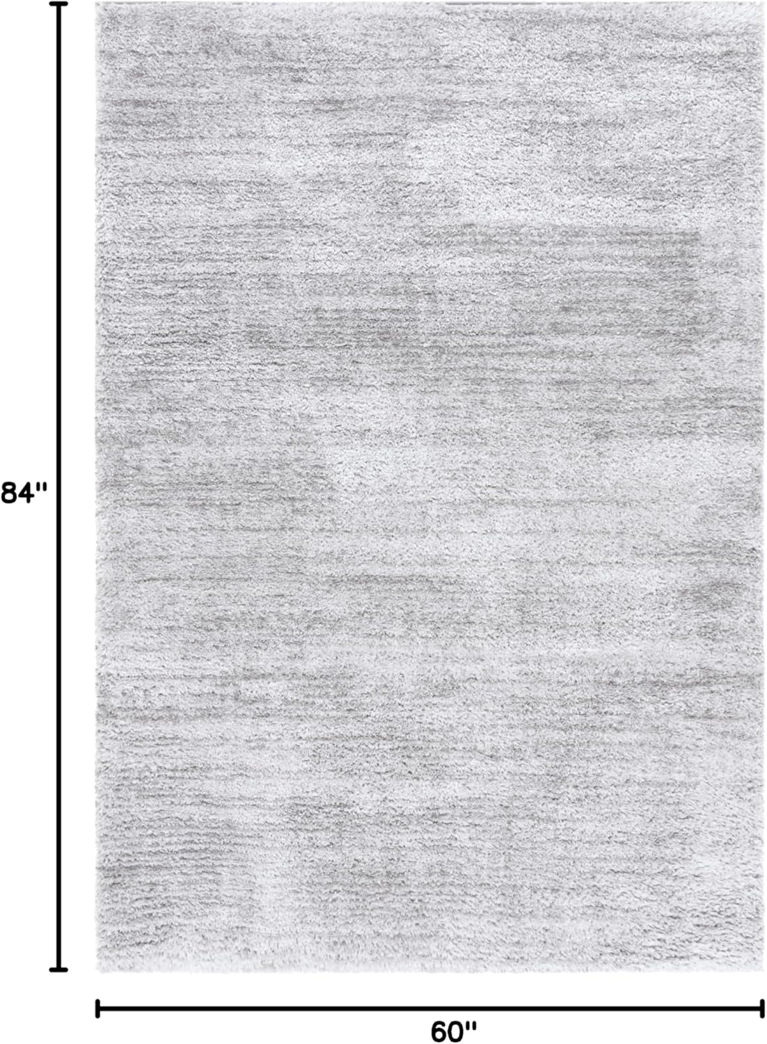 image:imageSAFAVIEH Area Rug 8x10 Tahoe Shag Collection Large Ivory amp Grey Modern Design NonShedding amp Easy Cleaning Plush Thick Pile Ideal for Living Room Bedroom Dining Space THO653AGreyDark Grey