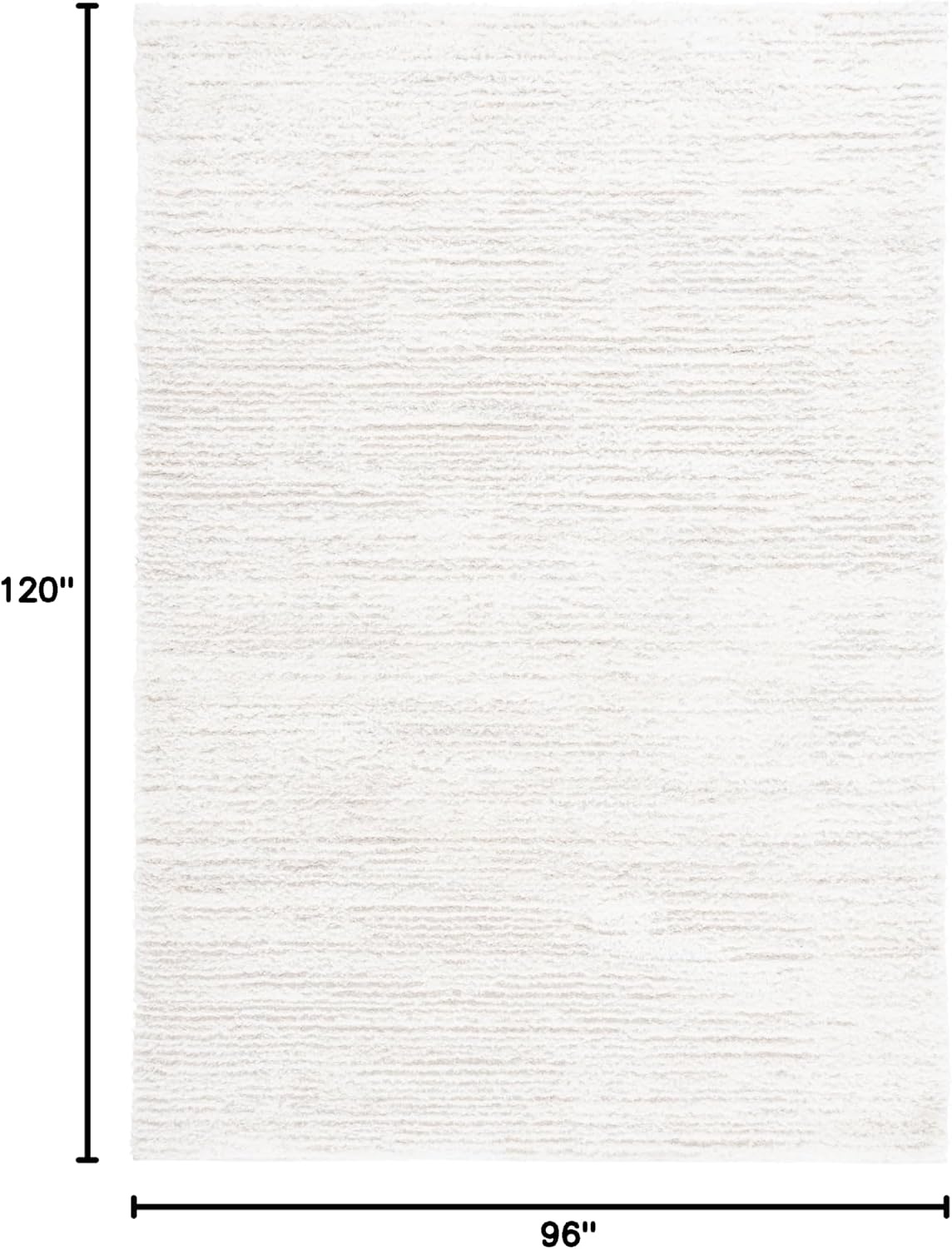 image:imageSAFAVIEH Area Rug 8x10 Tahoe Shag Collection Large Ivory amp Grey Modern Design NonShedding amp Easy Cleaning Plush Thick Pile Ideal for Living Room Bedroom Dining Space THO653AIvoryTaupe