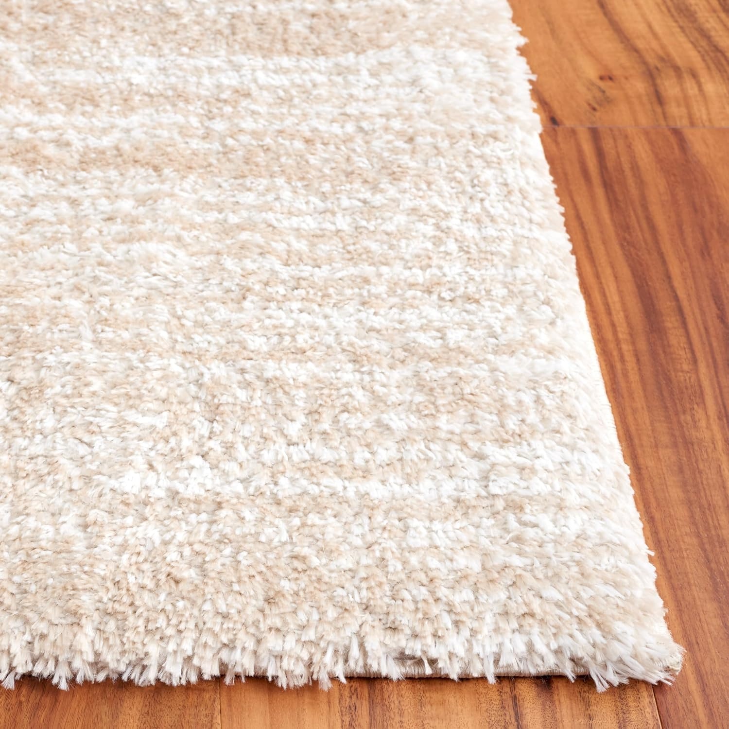 image:imageSAFAVIEH Area Rug 8x10 Tahoe Shag Collection Large Ivory amp Grey Modern Design NonShedding amp Easy Cleaning Plush Thick Pile Ideal for Living Room Bedroom Dining Space THO653AIvoryGold