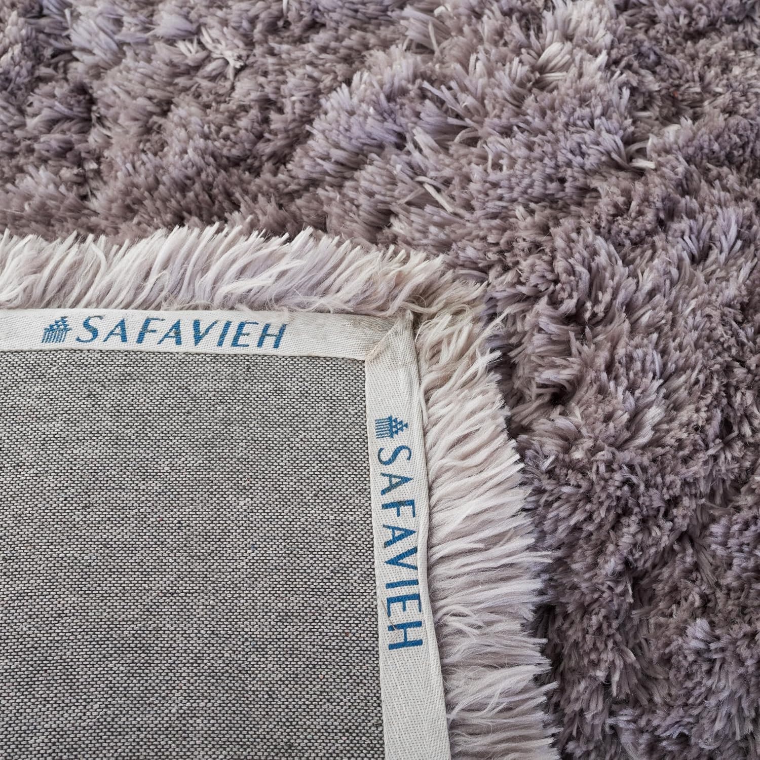image:imageSAFAVIEH Artic Shag Collection Area Rug 86 x 12 Ivory Handmade Glam 3inch Thick Ideal for High Traffic Areas in Living Room Bedroom SG270AGrey
