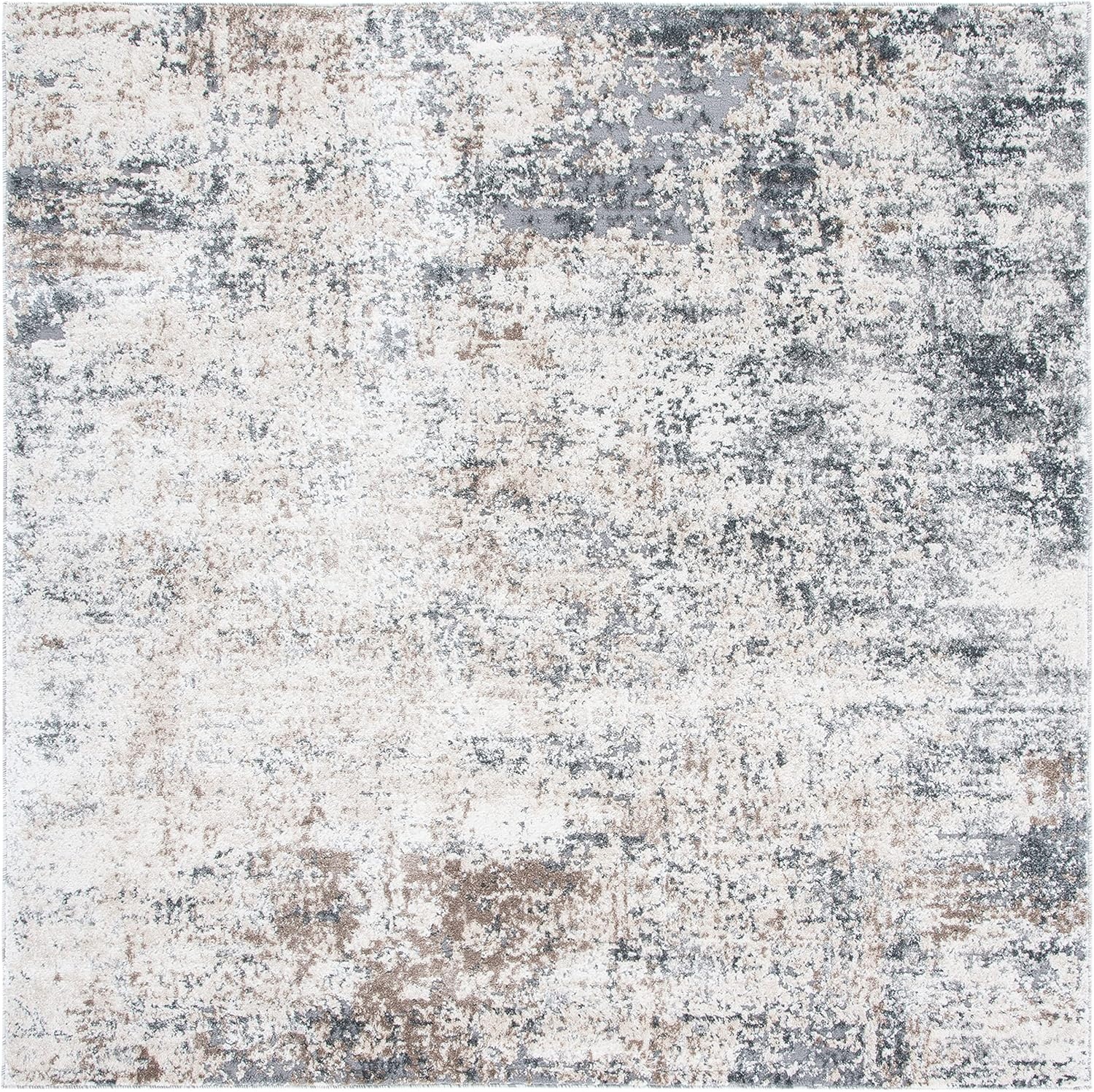 image:imageSAFAVIEH Aston Collection Area Rug 9 x 12 Ivory amp Grey Modern Abstract Design NonShedding amp Easy Care Ideal for High Traffic Areas in Living Room Bedroom ASN705AIvoryGrey