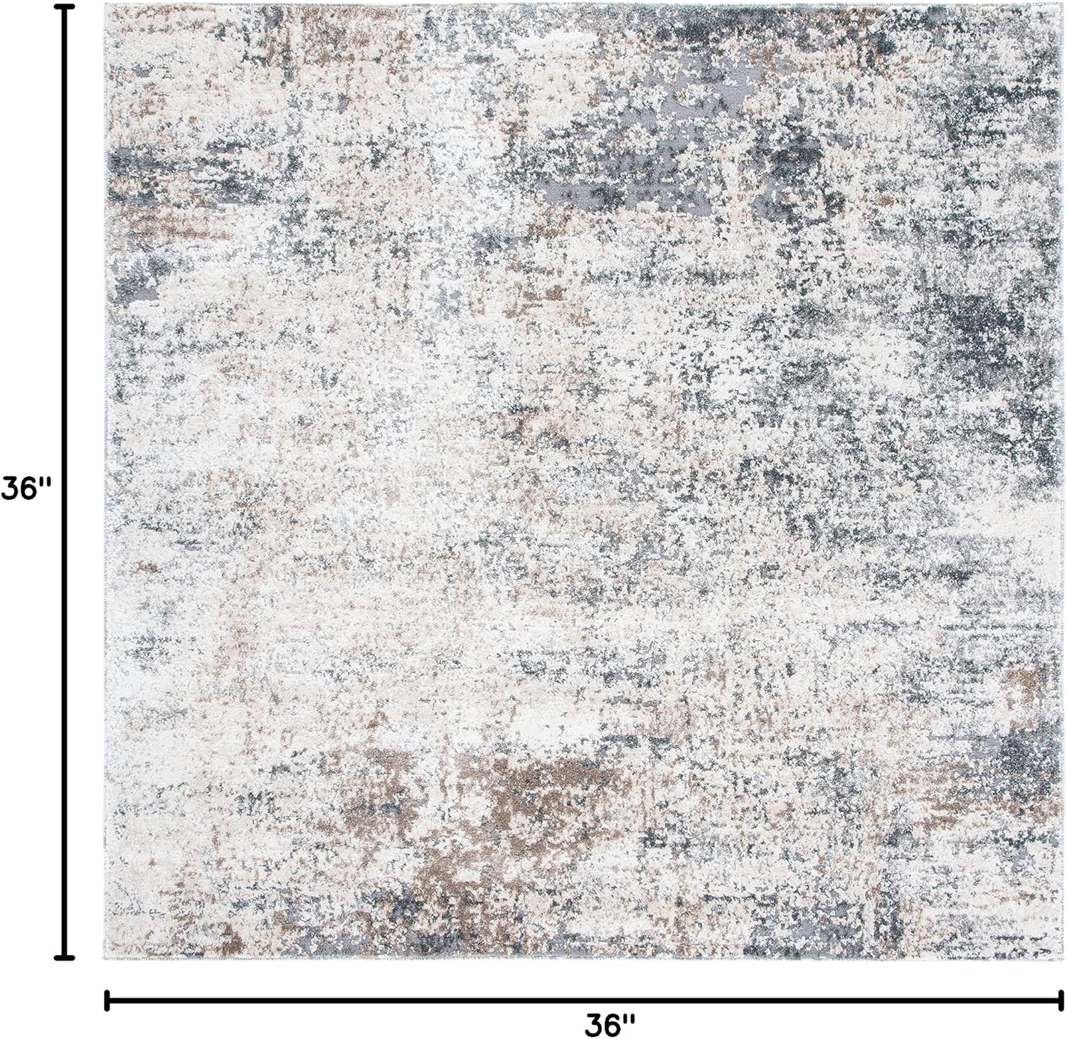 image:imageSAFAVIEH Aston Collection Area Rug 9 x 12 Ivory amp Grey Modern Abstract Design NonShedding amp Easy Care Ideal for High Traffic Areas in Living Room Bedroom ASN705AIvoryGrey