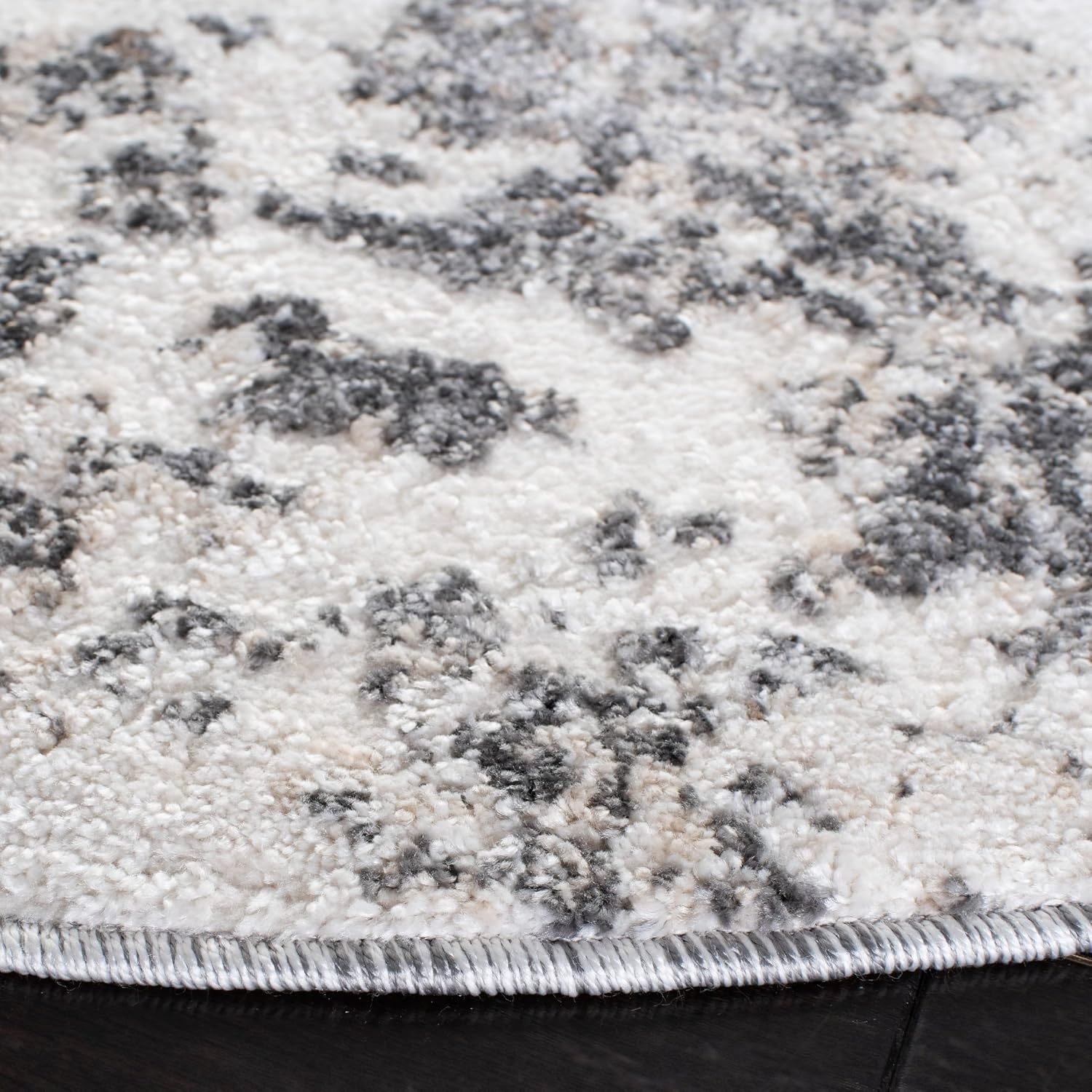 image:imageSAFAVIEH Aston Collection Area Rug 9 x 12 Ivory amp Grey Modern Abstract Design NonShedding amp Easy Care Ideal for High Traffic Areas in Living Room Bedroom ASN705AGreyIvory