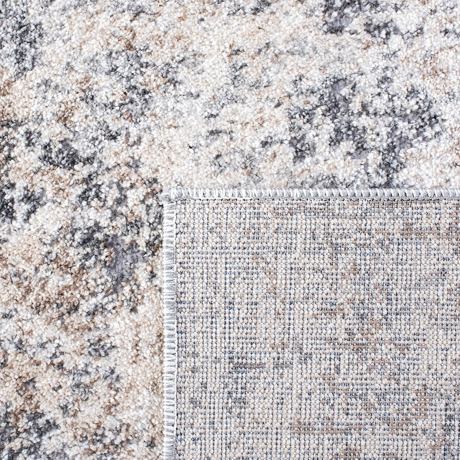 image:imageSAFAVIEH Aston Collection Area Rug 9 x 12 Ivory amp Grey Modern Abstract Design NonShedding amp Easy Care Ideal for High Traffic Areas in Living Room Bedroom ASN705AIvoryGrey