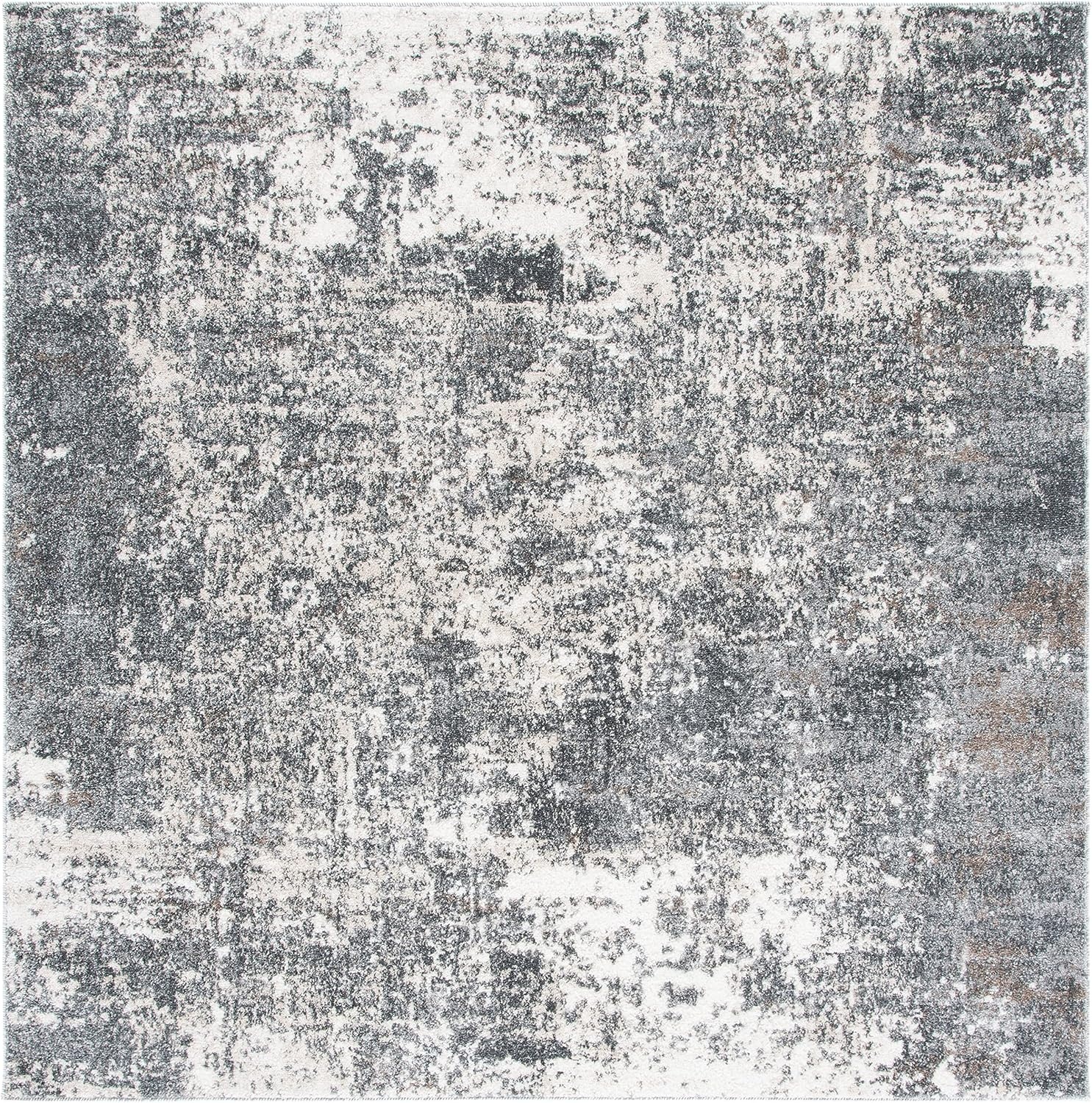 image:imageSAFAVIEH Aston Collection Area Rug 9 x 12 Ivory amp Grey Modern Abstract Design NonShedding amp Easy Care Ideal for High Traffic Areas in Living Room Bedroom ASN705AGreyIvory