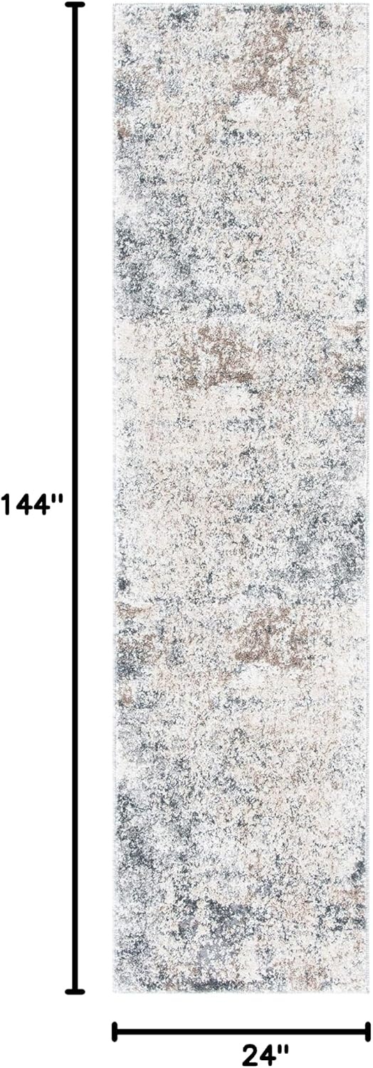 image:imageSAFAVIEH Aston Collection Area Rug 9 x 12 Ivory amp Grey Modern Abstract Design NonShedding amp Easy Care Ideal for High Traffic Areas in Living Room Bedroom ASN705AIvoryGrey