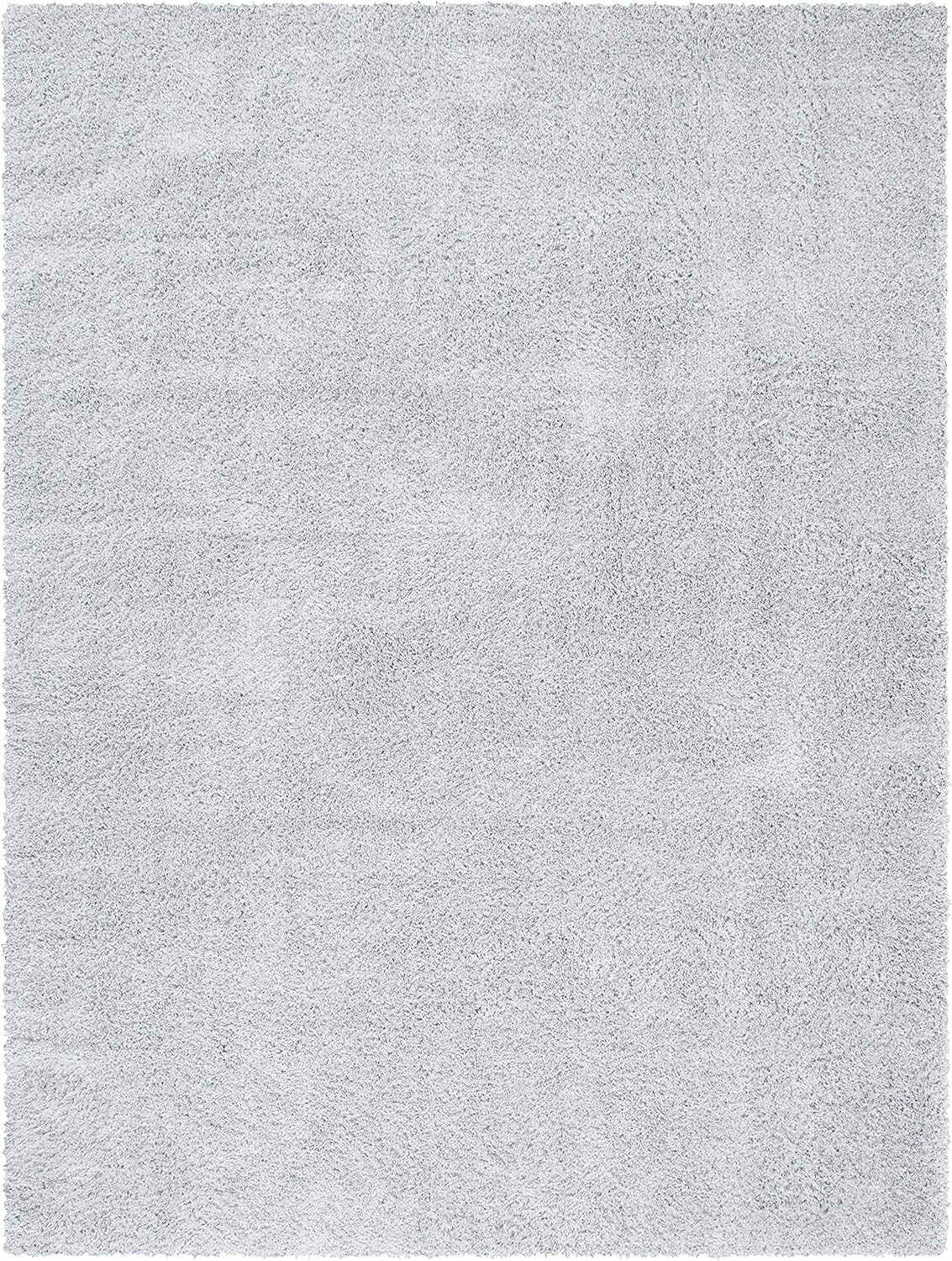 image:imageSAFAVIEH August Shag Collection Area Rug 9 x 12 Beige Solid Design NonShedding amp Easy Care 125inch Thick Ideal for High Traffic Areas in Living Room Bedroom AUG561BLight Grey
