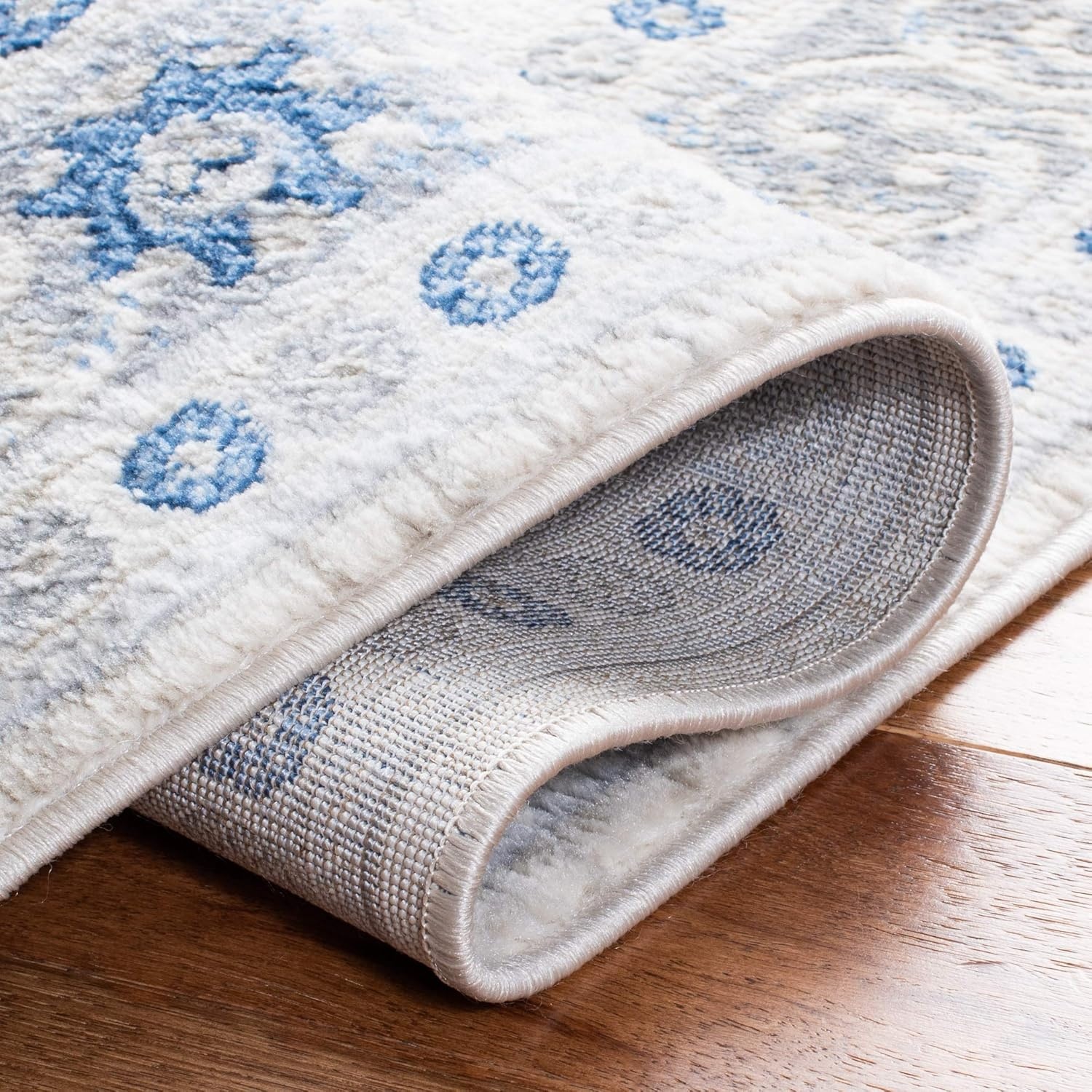 image:imageSAFAVIEH August Shag Collection Area Rug 9 x 12 Beige Solid Design NonShedding amp Easy Care 125inch Thick Ideal for High Traffic Areas in Living Room Bedroom AUG561BNavy