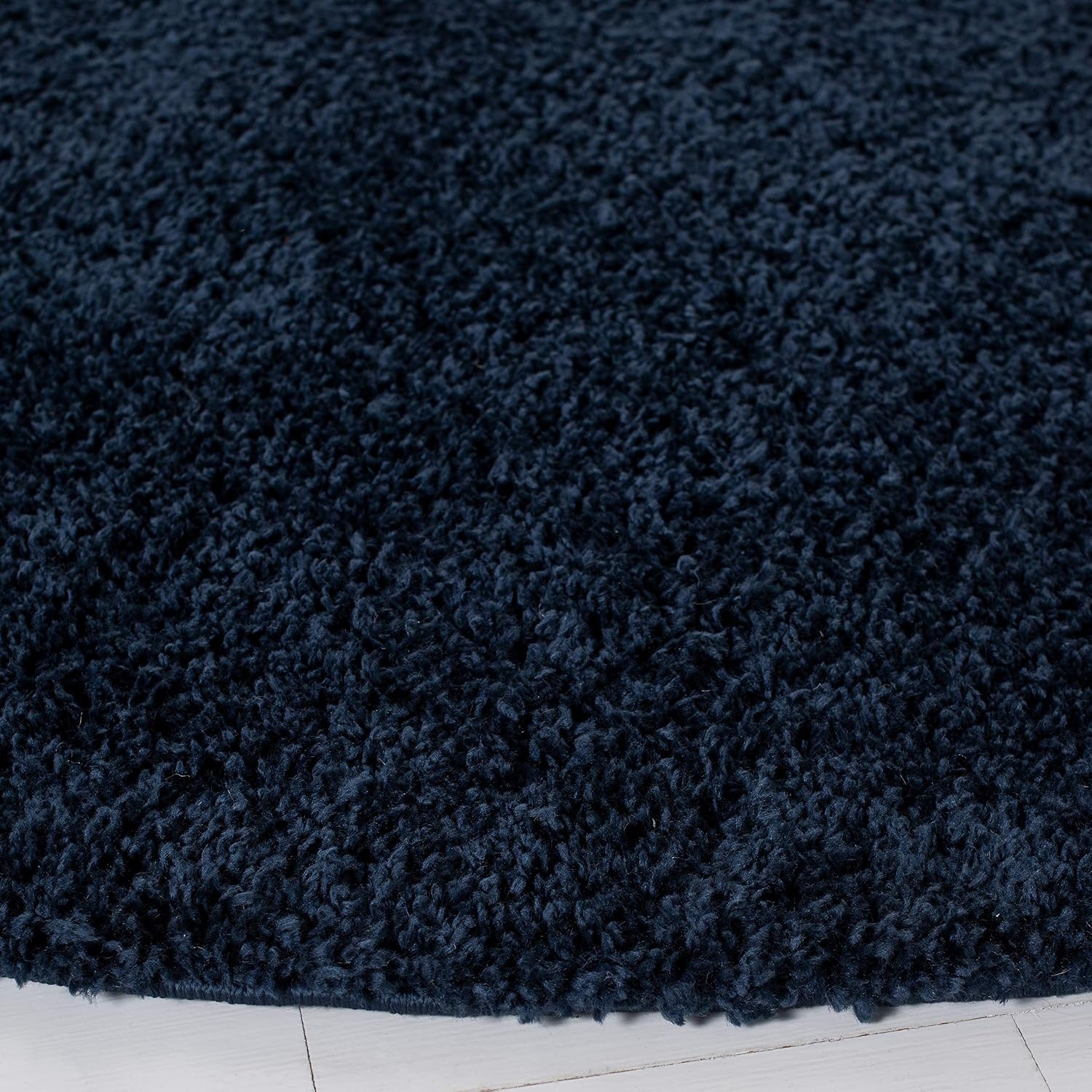 image:imageSAFAVIEH August Shag Collection Area Rug 9 x 12 Beige Solid Design NonShedding amp Easy Care 125inch Thick Ideal for High Traffic Areas in Living Room Bedroom AUG561BNavy