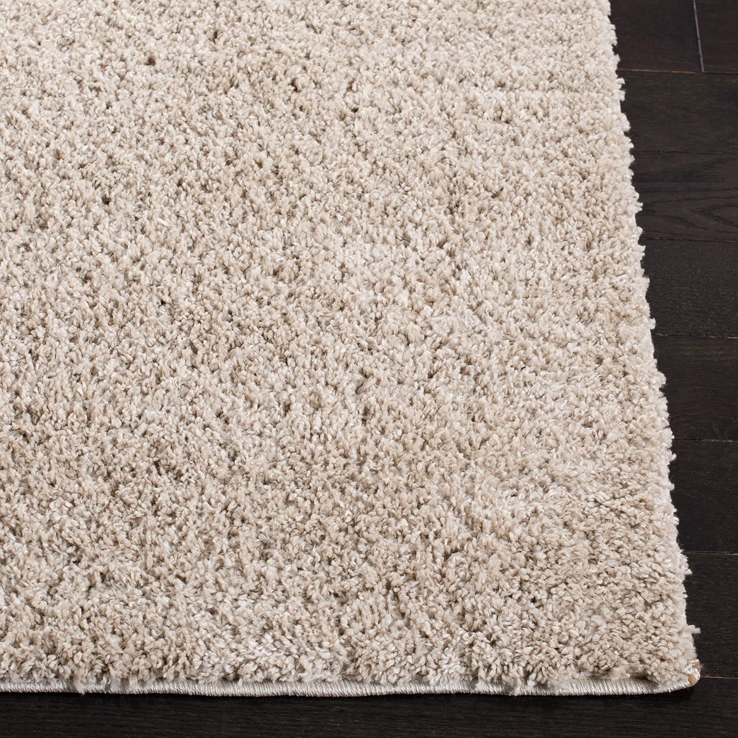 image:imageSAFAVIEH August Shag Collection Area Rug 9 x 12 Beige Solid Design NonShedding amp Easy Care 125inch Thick Ideal for High Traffic Areas in Living Room Bedroom AUG561BBeige