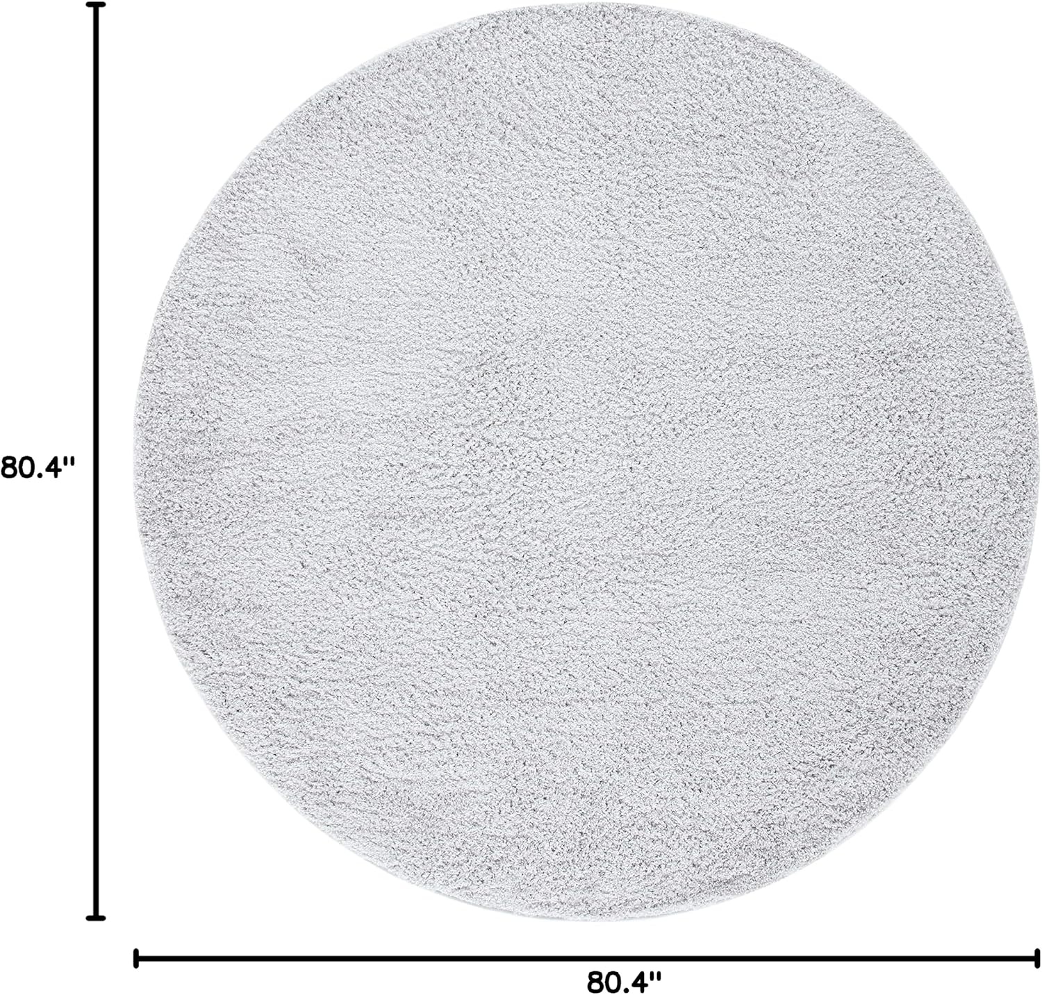 image:imageSAFAVIEH August Shag Collection Area Rug 9 x 12 Beige Solid Design NonShedding amp Easy Care 125inch Thick Ideal for High Traffic Areas in Living Room Bedroom AUG561BLight Grey