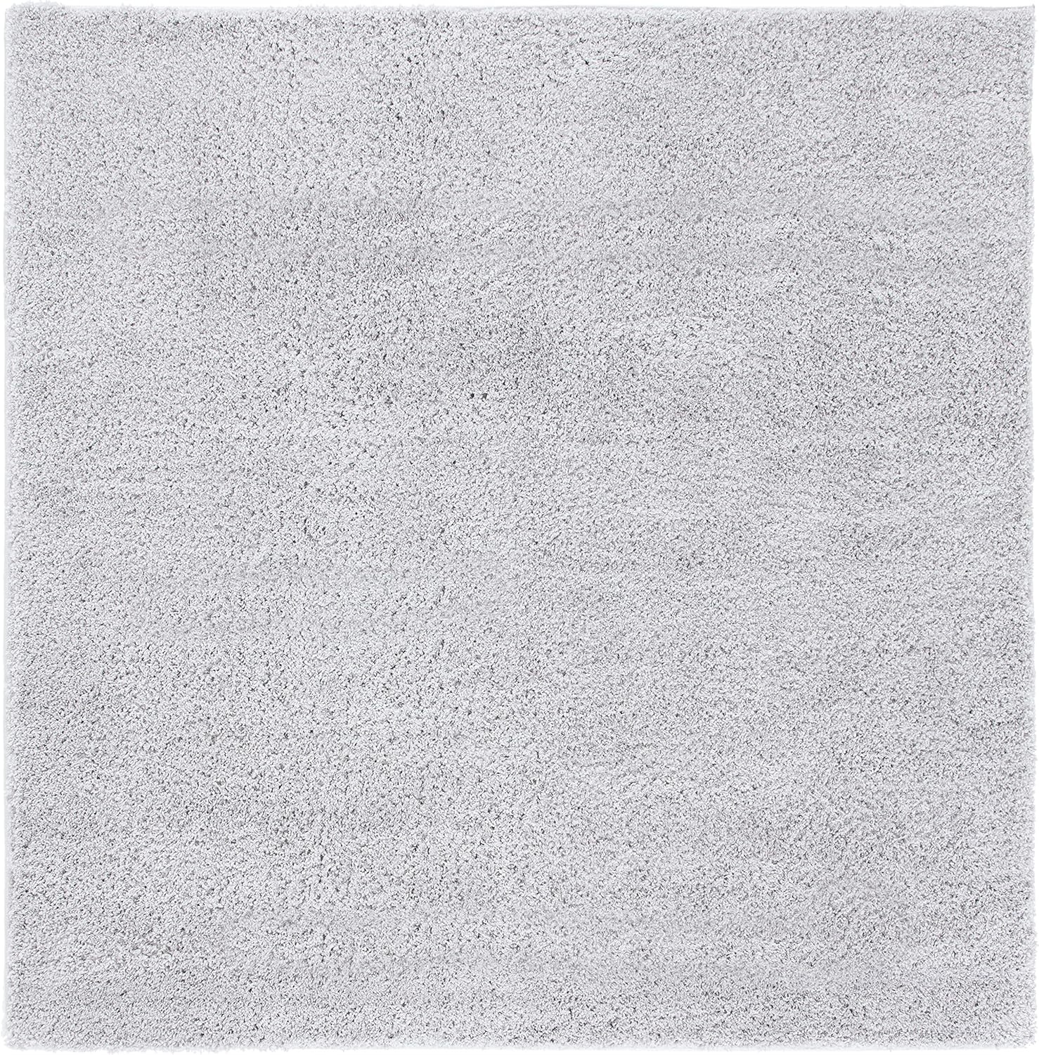 image:imageSAFAVIEH August Shag Collection Area Rug 9 x 12 Beige Solid Design NonShedding amp Easy Care 125inch Thick Ideal for High Traffic Areas in Living Room Bedroom AUG561BLight Grey