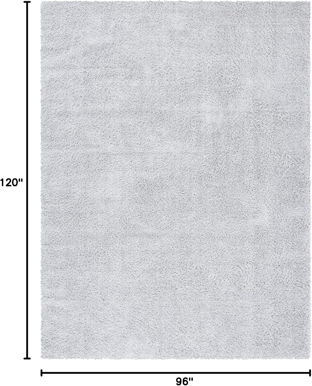 image:imageSAFAVIEH August Shag Collection Area Rug 9 x 12 Beige Solid Design NonShedding amp Easy Care 125inch Thick Ideal for High Traffic Areas in Living Room Bedroom AUG561BLight Grey