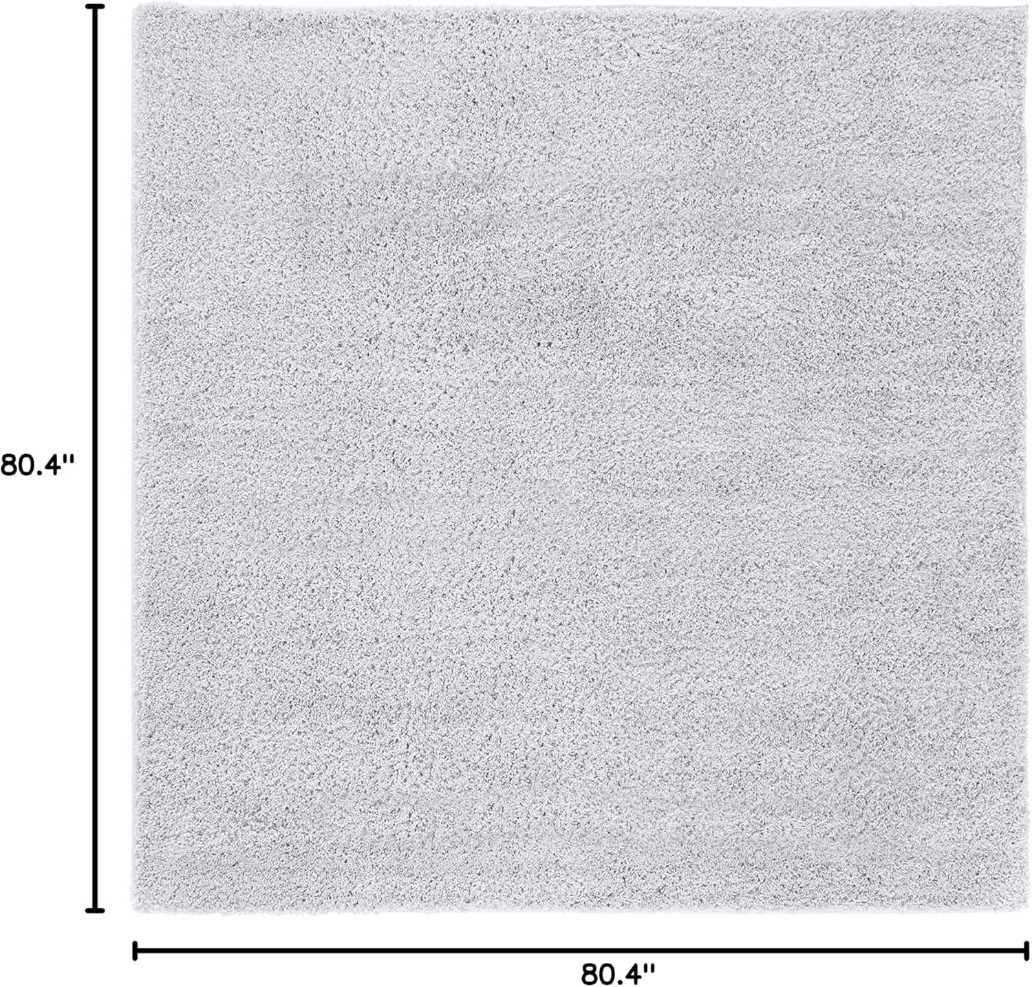 image:imageSAFAVIEH August Shag Collection Area Rug 9 x 12 Beige Solid Design NonShedding amp Easy Care 125inch Thick Ideal for High Traffic Areas in Living Room Bedroom AUG561BLight Grey