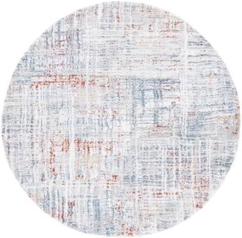 image:imageSAFAVIEH Berber Shag Collection Area Rug 9 x 12 Blue Rust amp Ivory Modern Abstract Design NonShedding amp Easy Care 125inch Thick Ideal for High Traffic Areas in Living Room Bedroom BER569ABlue RustIvory