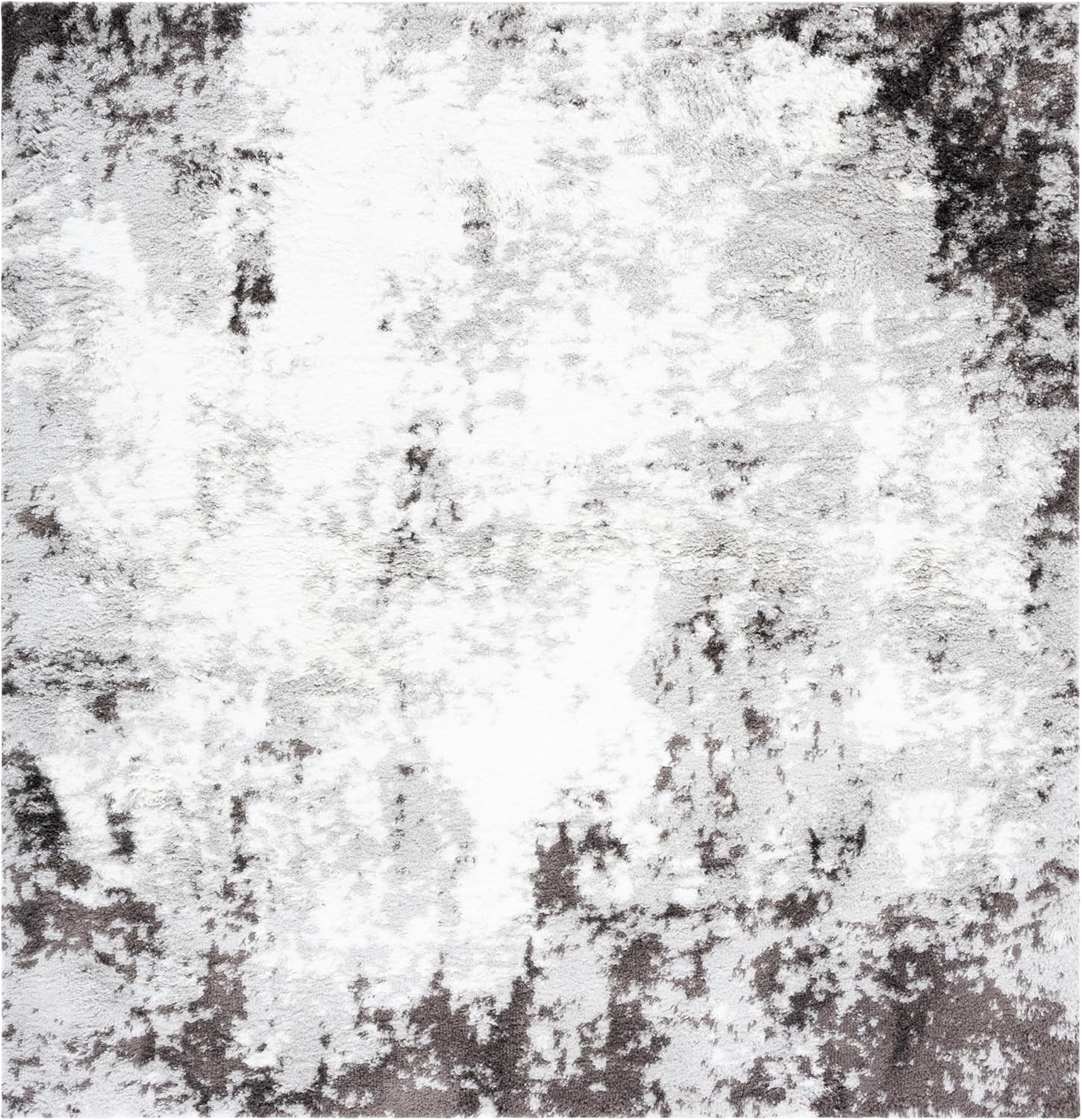 image:imageSAFAVIEH Berber Shag Collection Area Rug 9 x 12 Blue Rust amp Ivory Modern Abstract Design NonShedding amp Easy Care 125inch Thick Ideal for High Traffic Areas in Living Room Bedroom BER543AGreyDark Grey