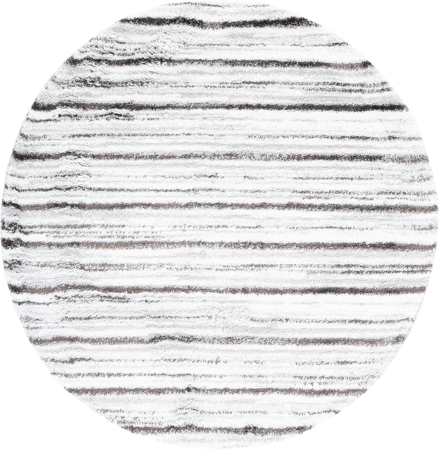 image:imageSAFAVIEH Berber Shag Collection Area Rug 9 x 12 Blue Rust amp Ivory Stripe Design NonShedding amp Easy Care 125inch Thick Ideal for High Traffic Areas in Living Room Bedroom BER565AGreyDark Grey
