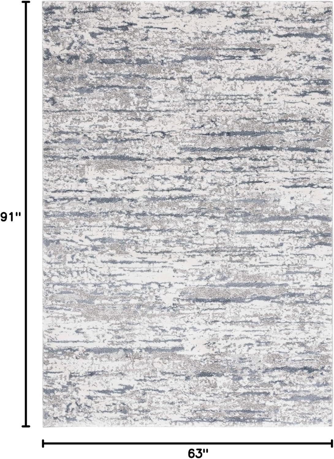image:imageSAFAVIEH Century Collection Area Rug 67 x 9 Ivory amp Beige Modern Abstract Design NonShedding amp Easy Care Ideal for High Traffic Areas in Living Room Bedroom CTY350BGreyNavy