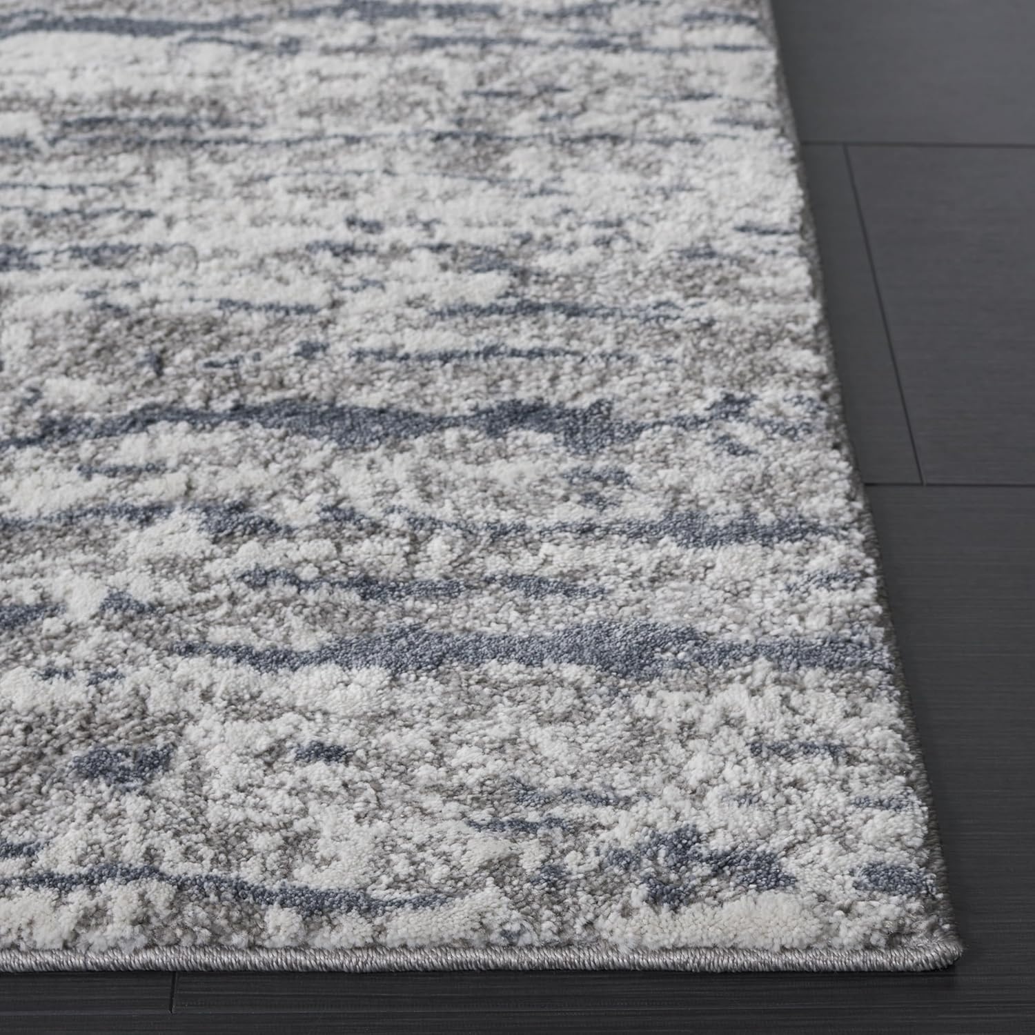 image:imageSAFAVIEH Century Collection Area Rug 67 x 9 Ivory amp Beige Modern Abstract Design NonShedding amp Easy Care Ideal for High Traffic Areas in Living Room Bedroom CTY350BGreyNavy