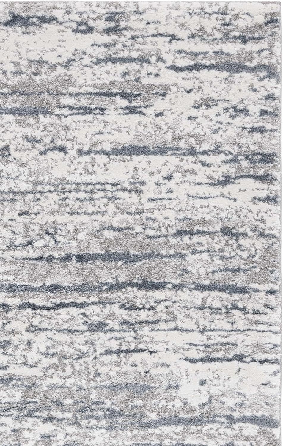 image:imageSAFAVIEH Century Collection Area Rug 67 x 9 Ivory amp Beige Modern Abstract Design NonShedding amp Easy Care Ideal for High Traffic Areas in Living Room Bedroom CTY350BGreyNavy