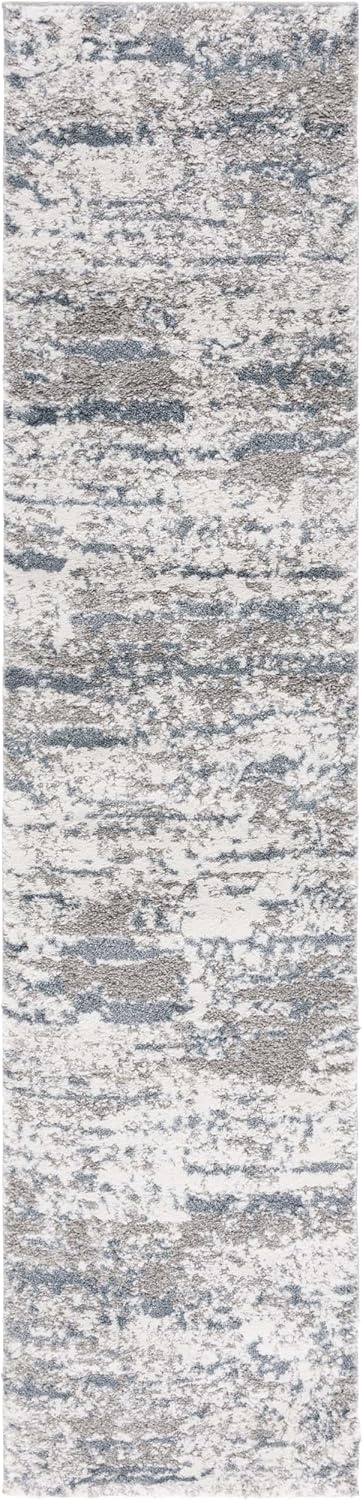 image:imageSAFAVIEH Century Collection Area Rug 67 x 9 Ivory amp Beige Modern Abstract Design NonShedding amp Easy Care Ideal for High Traffic Areas in Living Room Bedroom CTY350BGreyNavy