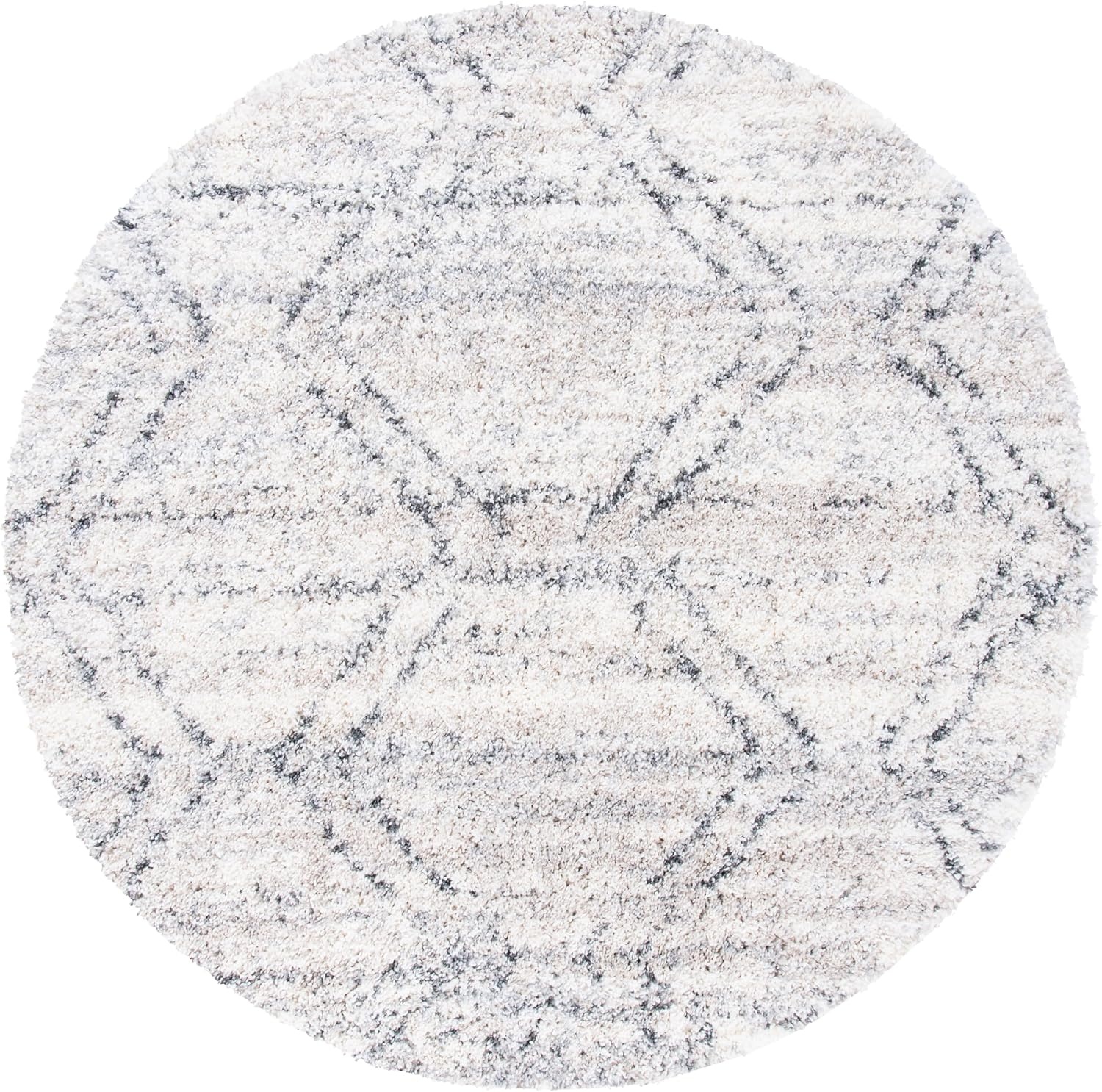 image:imageSAFAVIEH Fontana Shag Collection Area Rug 9 x 12 Ivory amp Grey Modern Design NonShedding amp Easy Care 2inch Thick Ideal for High Traffic Areas in Living Room Bedroom FNT881AIvoryGrey