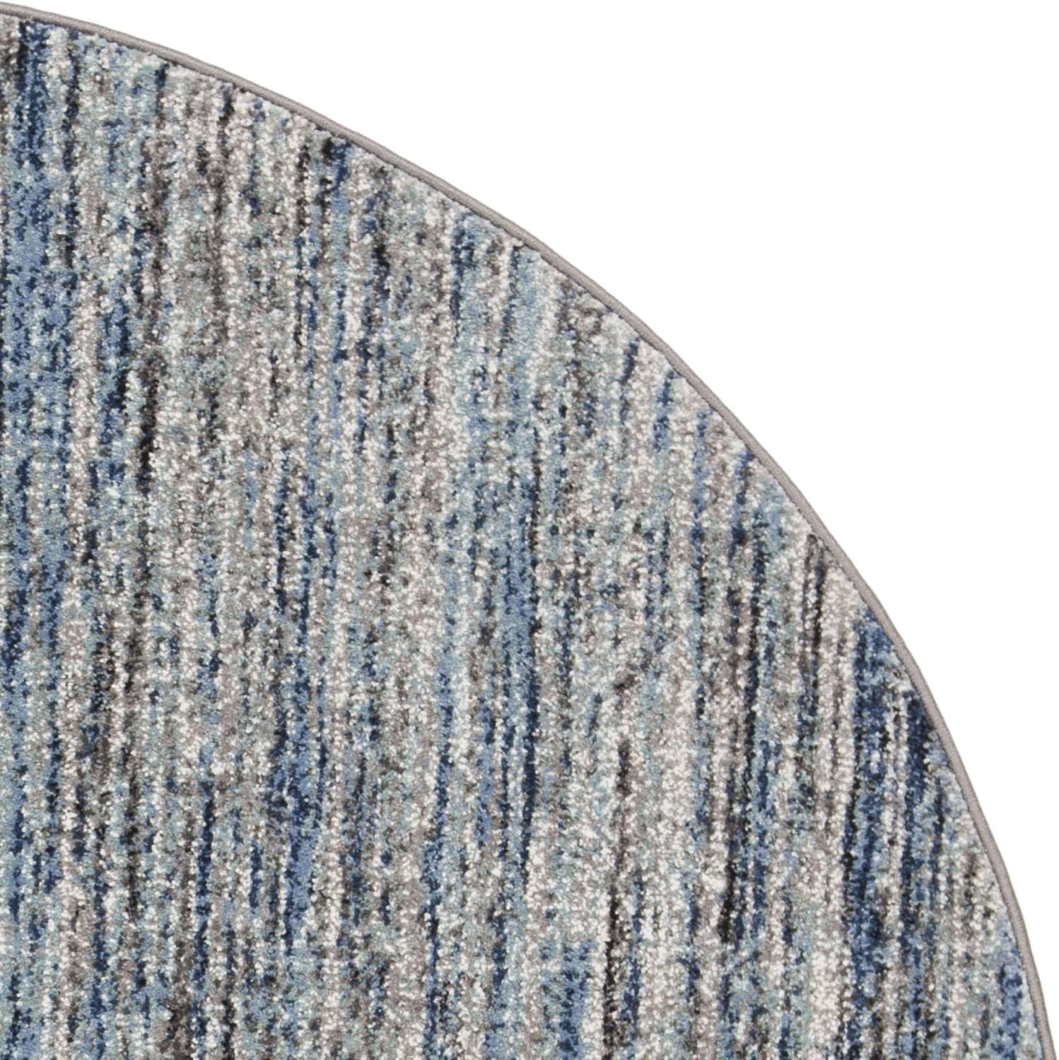 image:imageSAFAVIEH Galaxy Collection 8 x 10 BlueGrey GAL113M Modern NonShedding Living Room Bedroom Dining Home Office Area RugBlueGrey