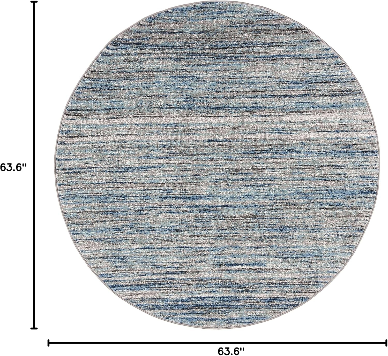 image:imageSAFAVIEH Galaxy Collection 8 x 10 BlueGrey GAL113M Modern NonShedding Living Room Bedroom Dining Home Office Area RugBlueGrey