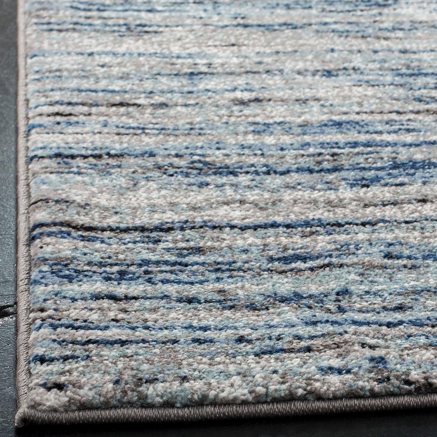 image:imageSAFAVIEH Galaxy Collection 8 x 10 BlueGrey GAL113M Modern NonShedding Living Room Bedroom Dining Home Office Area RugBlueGrey