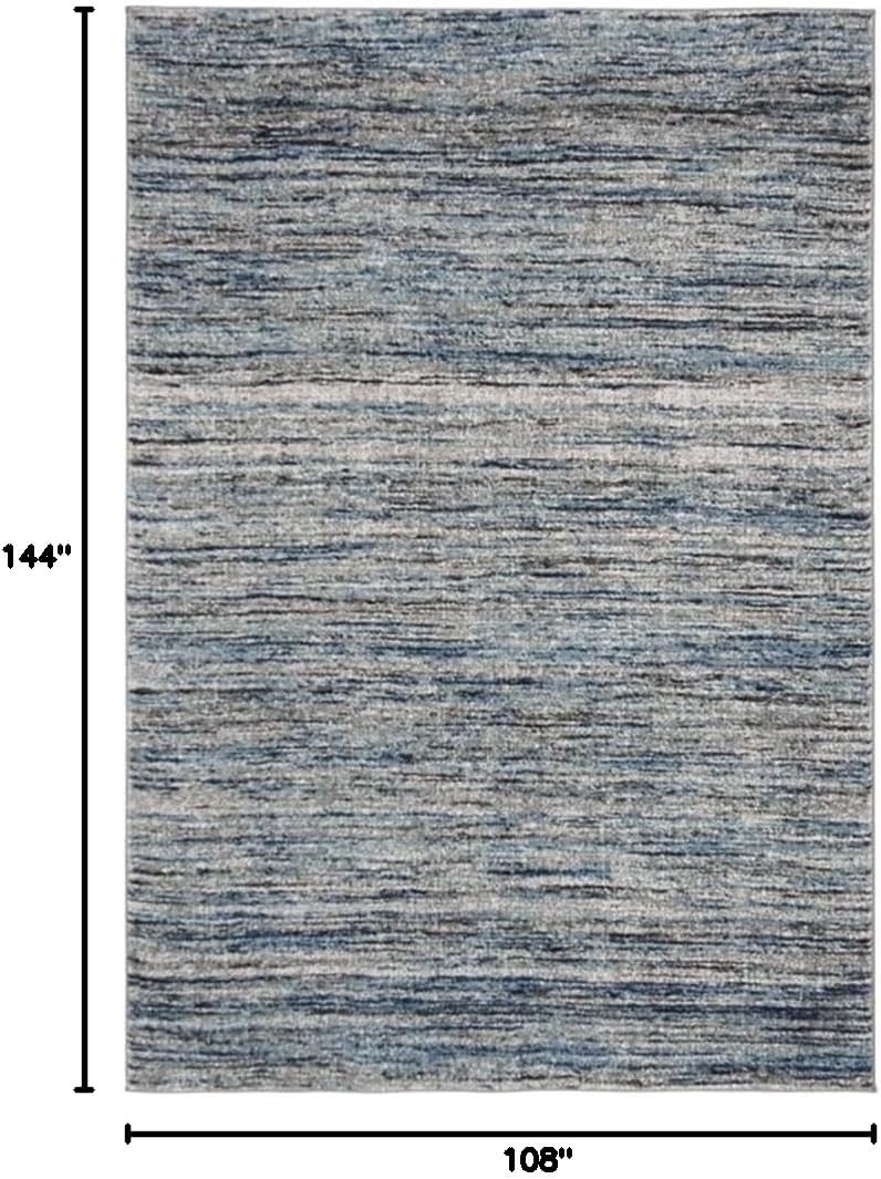 image:imageSAFAVIEH Galaxy Collection 8 x 10 BlueGrey GAL113M Modern NonShedding Living Room Bedroom Dining Home Office Area RugBlueGrey