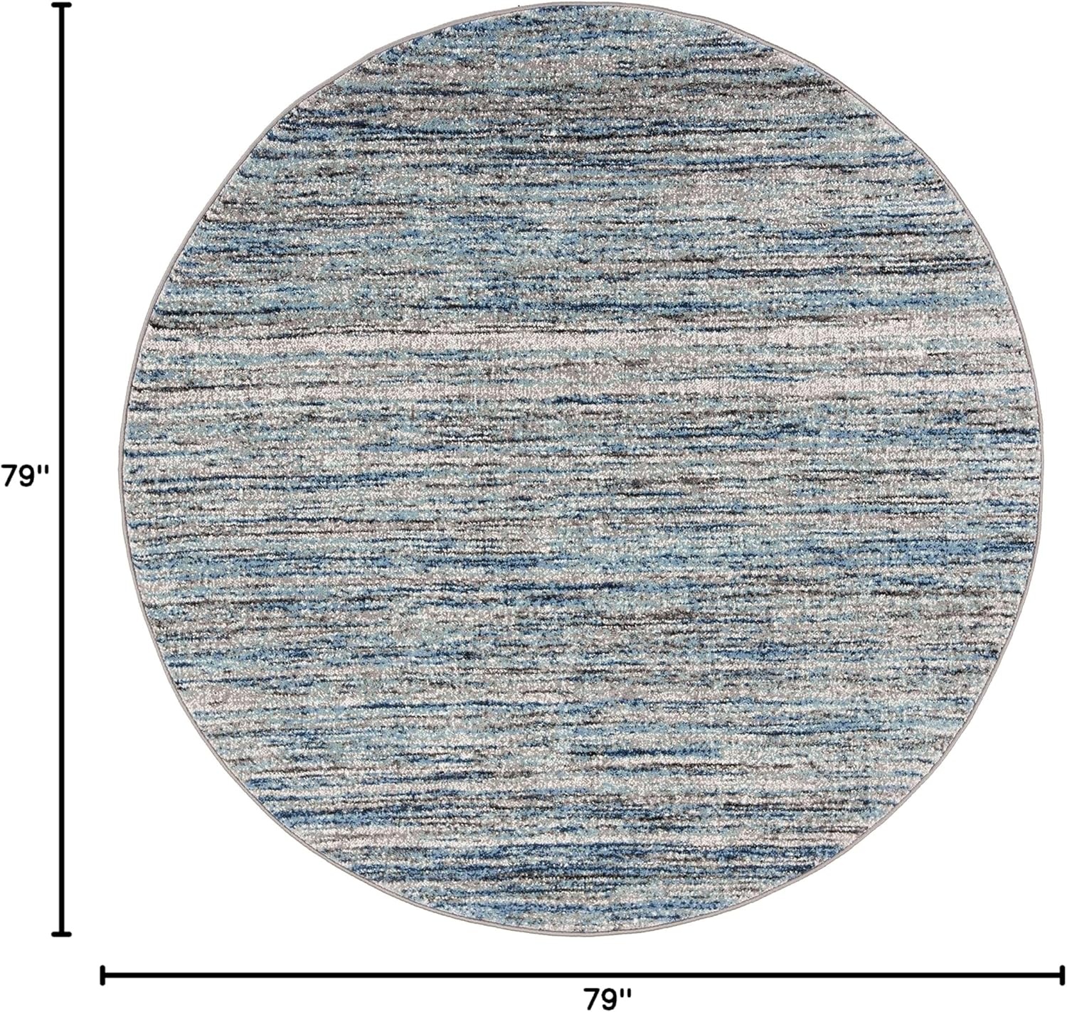 image:imageSAFAVIEH Galaxy Collection 8 x 10 BlueGrey GAL113M Modern NonShedding Living Room Bedroom Dining Home Office Area RugBlueGrey