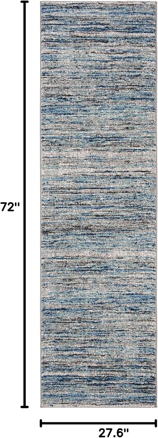 image:imageSAFAVIEH Galaxy Collection 8 x 10 BlueGrey GAL113M Modern NonShedding Living Room Bedroom Dining Home Office Area RugBlueGrey