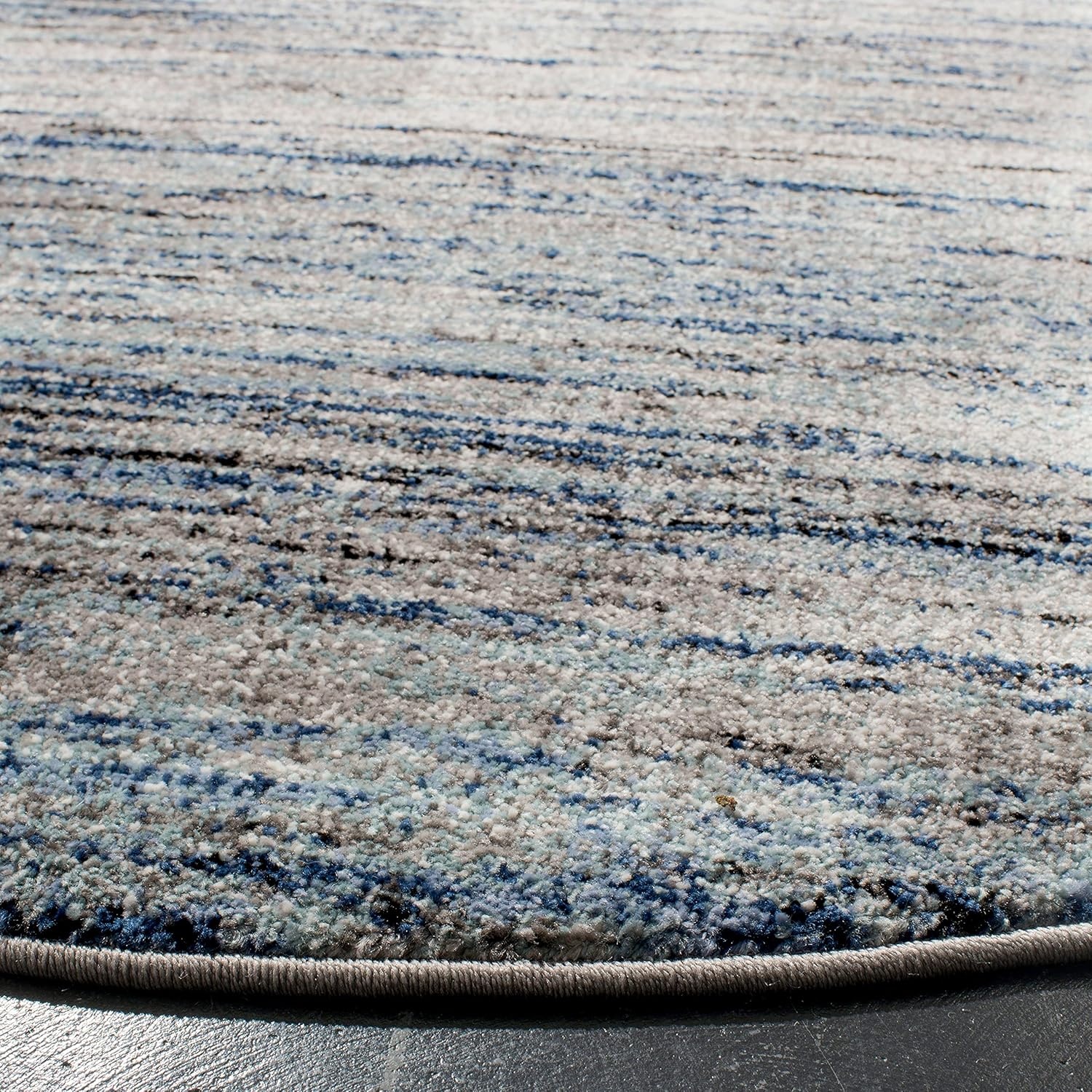 image:imageSAFAVIEH Galaxy Collection 8 x 10 BlueGrey GAL113M Modern NonShedding Living Room Bedroom Dining Home Office Area RugBlueGrey