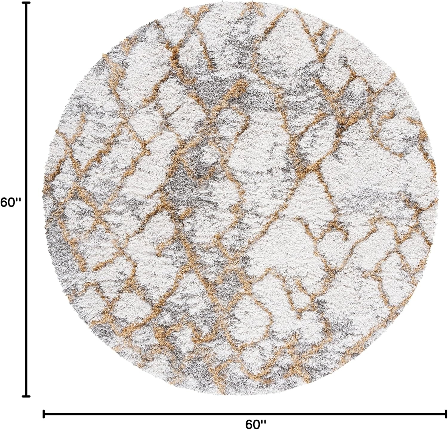 image:imageSAFAVIEH Horizon Shag Collection Area Rug 9 x 12 Ivory amp Rust Modern Abstract Design NonShedding amp Easy Care 25inch Thick Ideal for High Traffic Areas in Living Room Bedroom HZN894PIvoryGold