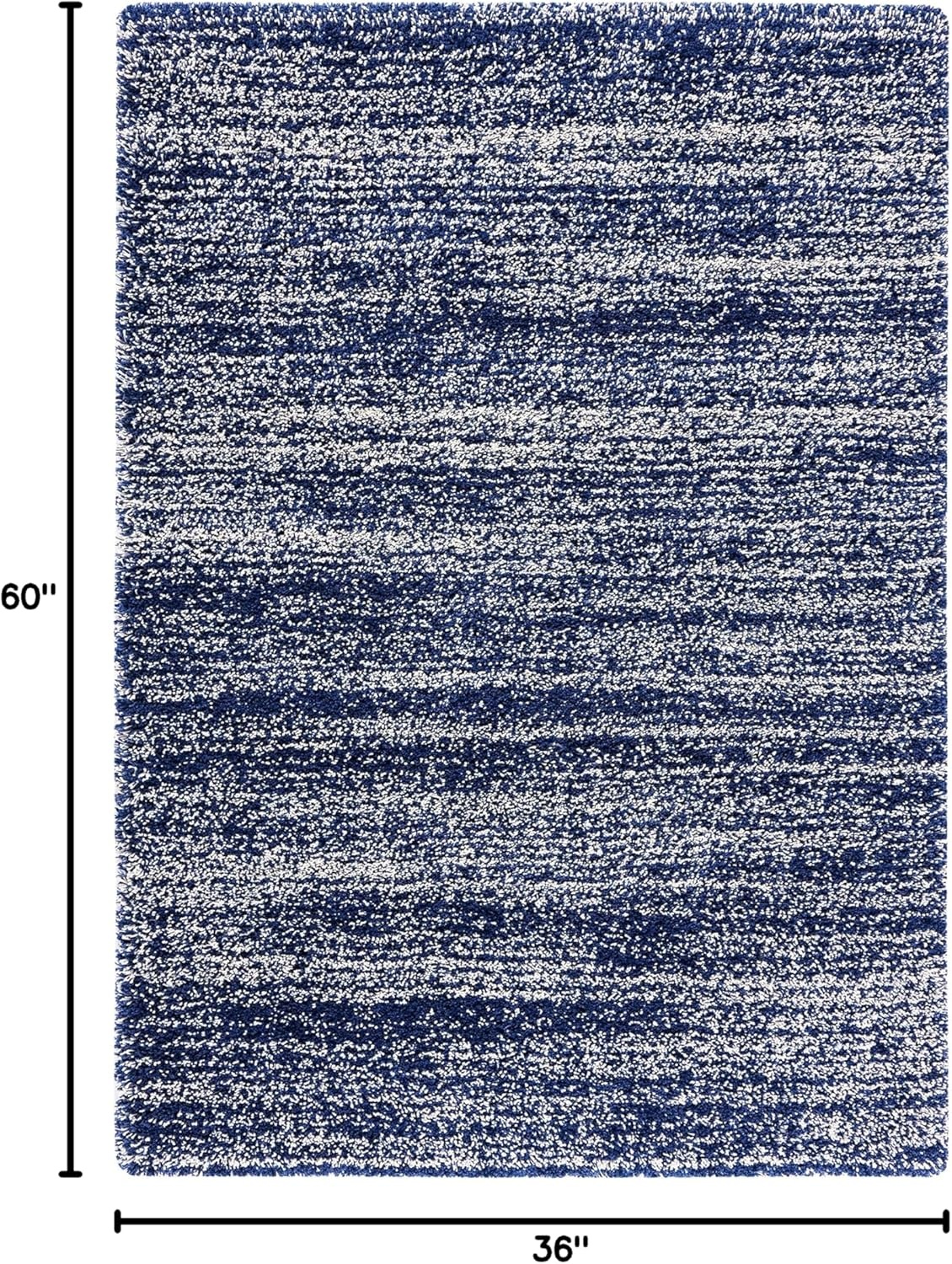 image:imageSAFAVIEH Hudson Shag Collection Area Rug 10 x 14 Ivory amp Grey Modern Abstract Design NonShedding amp Easy Care 2inch Thick Ideal for High Traffic Areas in Living Room Bedroom SGH295BNavyIvory