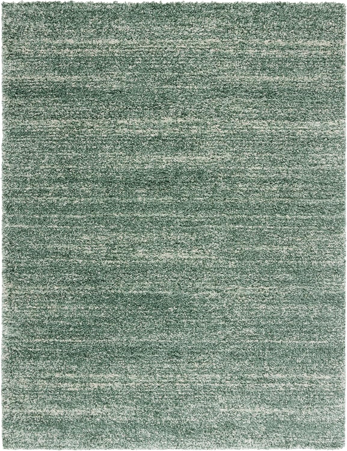 image:imageSAFAVIEH Hudson Shag Collection Area Rug 10 x 14 Ivory amp Grey Modern Abstract Design NonShedding amp Easy Care 2inch Thick Ideal for High Traffic Areas in Living Room Bedroom SGH295BGreenIvory