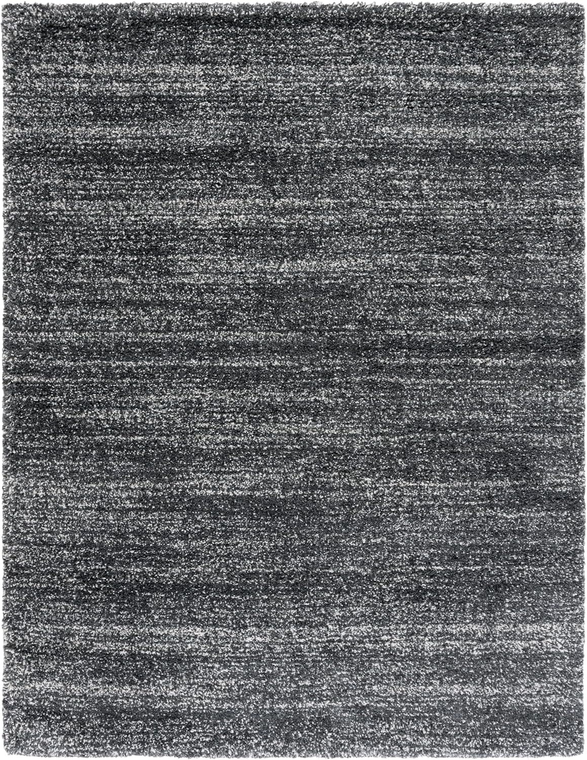 image:imageSAFAVIEH Hudson Shag Collection Area Rug 10 x 14 Ivory amp Grey Modern Abstract Design NonShedding amp Easy Care 2inch Thick Ideal for High Traffic Areas in Living Room Bedroom SGH295BDark GreyIvory