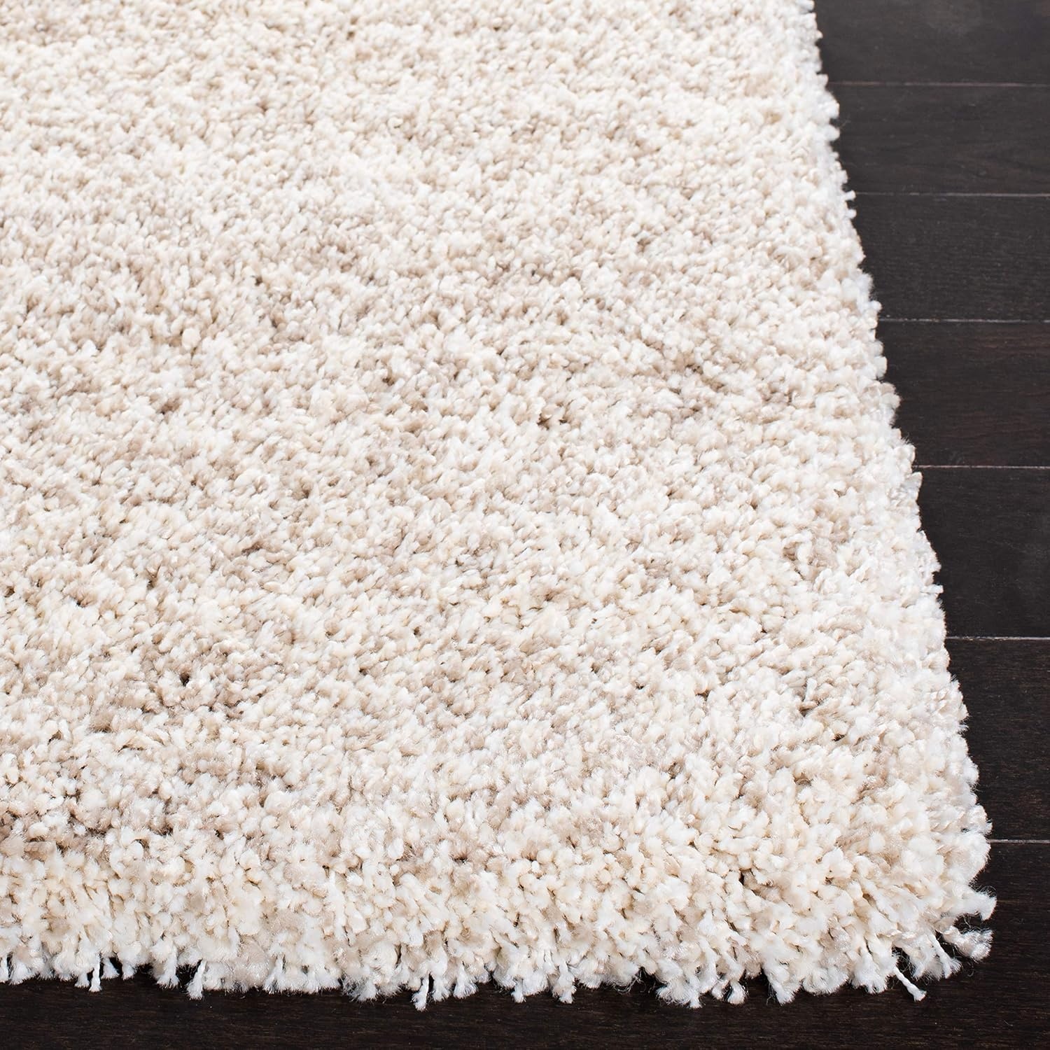 image:imageSAFAVIEH Hudson Shag Collection Area Rug 10 x 14 Ivory amp Grey Modern Abstract Design NonShedding amp Easy Care 2inch Thick Ideal for High Traffic Areas in Living Room Bedroom SGH295BIvoryBeige