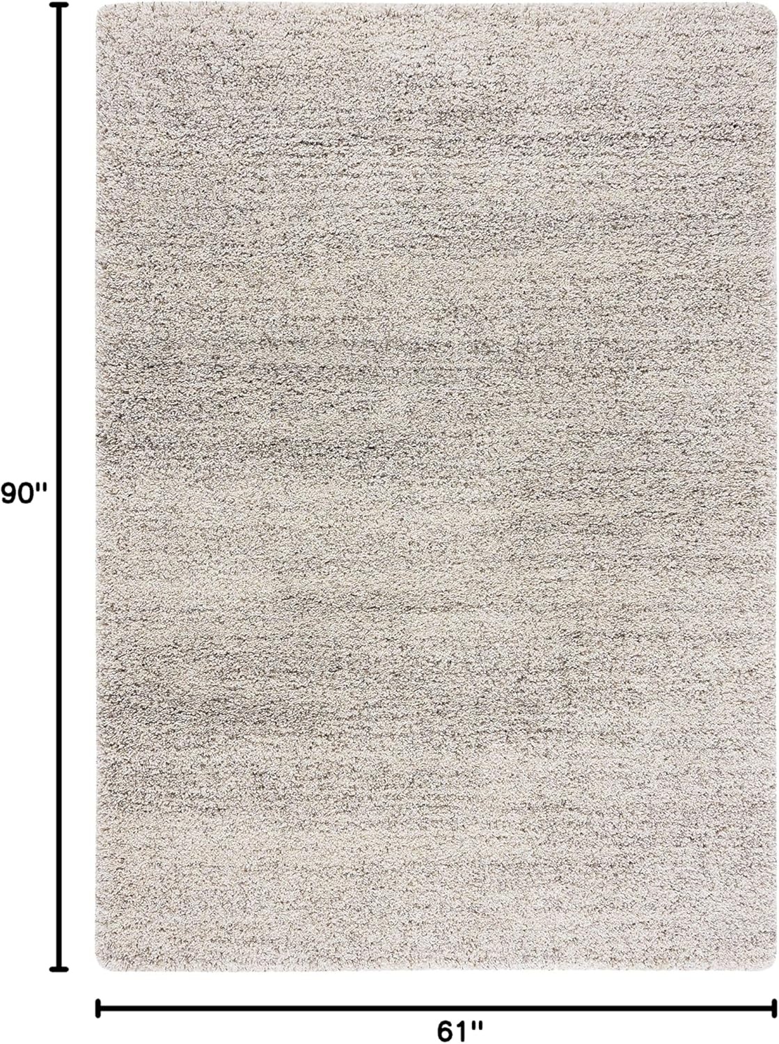 image:imageSAFAVIEH Hudson Shag Collection Area Rug 10 x 14 Ivory amp Grey Modern Abstract Design NonShedding amp Easy Care 2inch Thick Ideal for High Traffic Areas in Living Room Bedroom SGH295BIvoryGrey