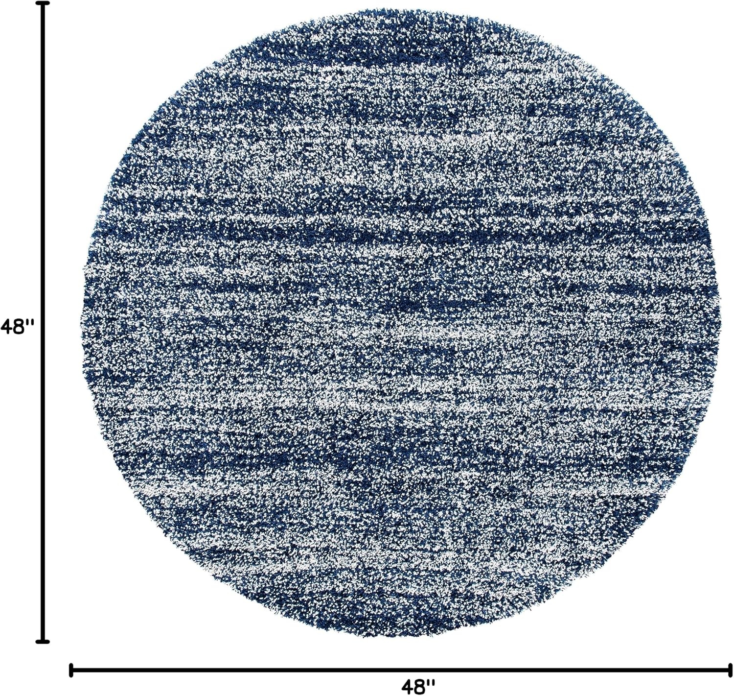 image:imageSAFAVIEH Hudson Shag Collection Area Rug 10 x 14 Ivory amp Grey Modern Abstract Design NonShedding amp Easy Care 2inch Thick Ideal for High Traffic Areas in Living Room Bedroom SGH295BNavyIvory