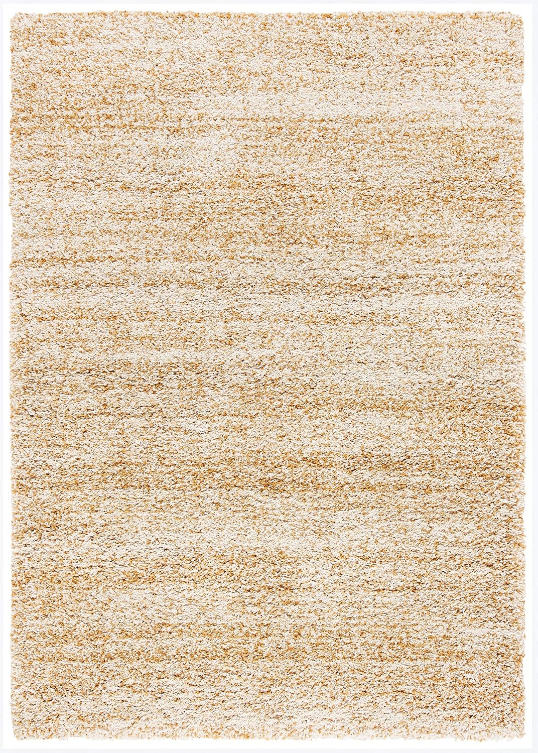 image:imageSAFAVIEH Hudson Shag Collection Area Rug 10 x 14 Ivory amp Grey Modern Abstract Design NonShedding amp Easy Care 2inch Thick Ideal for High Traffic Areas in Living Room Bedroom SGH295BIvoryGold