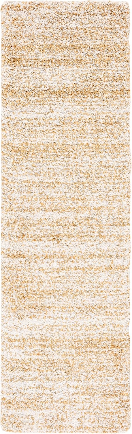 image:imageSAFAVIEH Hudson Shag Collection Area Rug 10 x 14 Ivory amp Grey Modern Abstract Design NonShedding amp Easy Care 2inch Thick Ideal for High Traffic Areas in Living Room Bedroom SGH295BIvoryGold