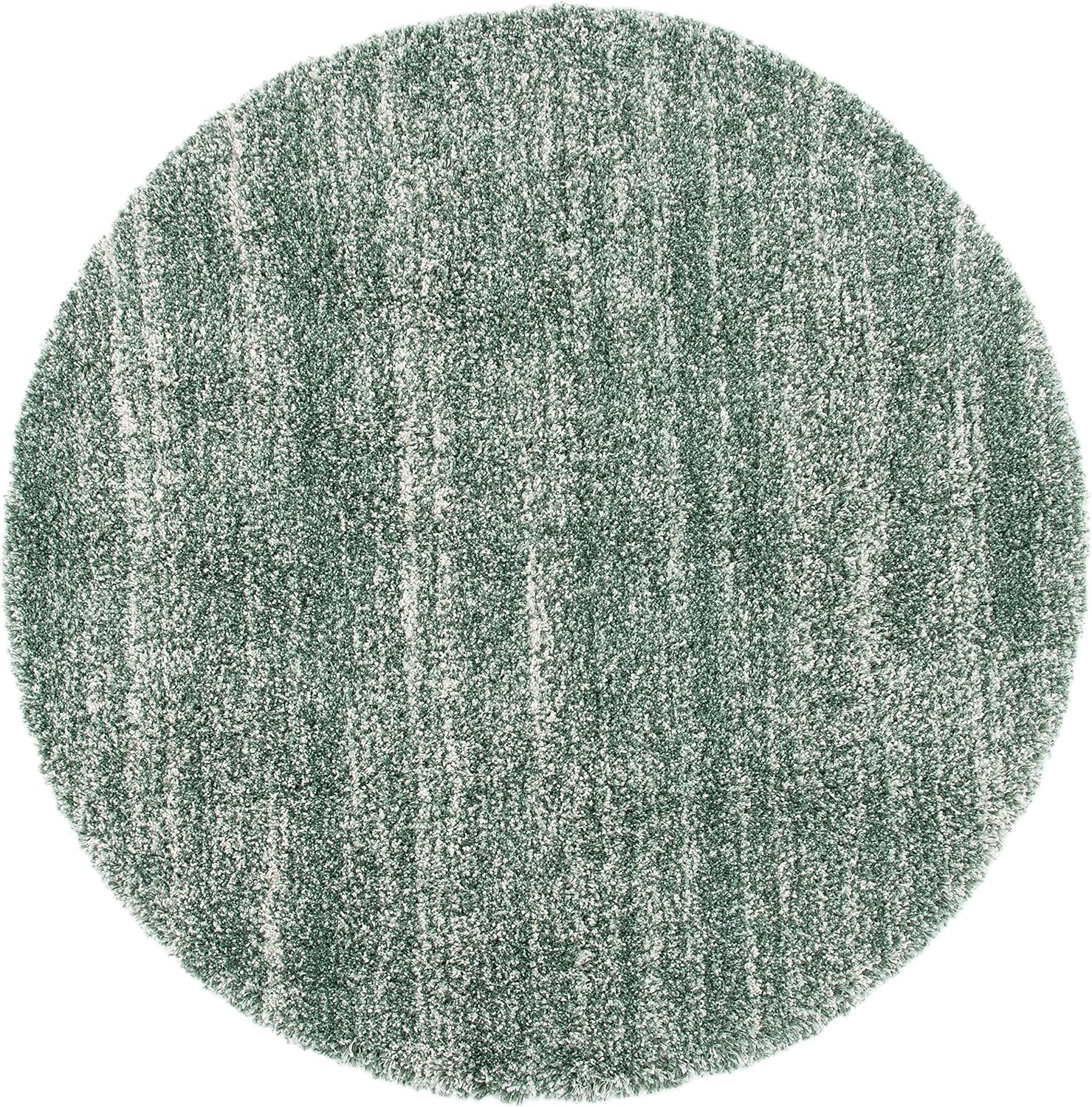 image:imageSAFAVIEH Hudson Shag Collection Area Rug 10 x 14 Ivory amp Grey Modern Abstract Design NonShedding amp Easy Care 2inch Thick Ideal for High Traffic Areas in Living Room Bedroom SGH295BGreenIvory