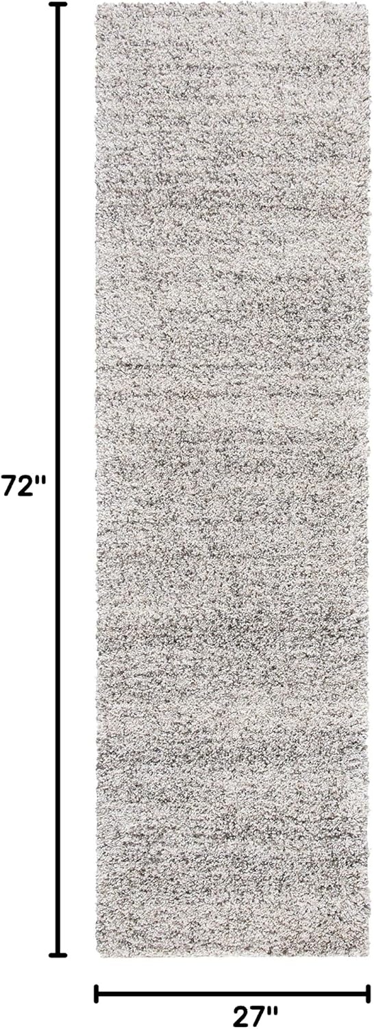 image:imageSAFAVIEH Hudson Shag Collection Area Rug 10 x 14 Ivory amp Grey Modern Abstract Design NonShedding amp Easy Care 2inch Thick Ideal for High Traffic Areas in Living Room Bedroom SGH295BIvoryGrey