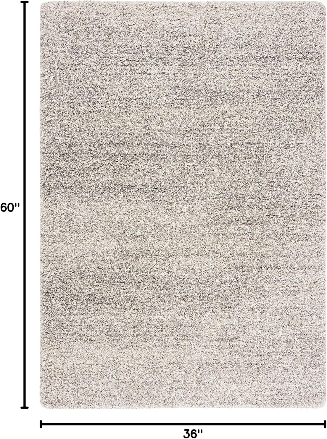image:imageSAFAVIEH Hudson Shag Collection Area Rug 10 x 14 Ivory amp Grey Modern Abstract Design NonShedding amp Easy Care 2inch Thick Ideal for High Traffic Areas in Living Room Bedroom SGH295BIvoryGrey