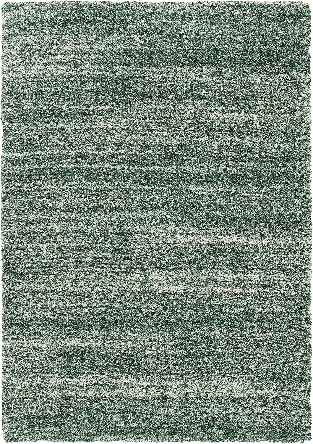 image:imageSAFAVIEH Hudson Shag Collection Area Rug 10 x 14 Ivory amp Grey Modern Abstract Design NonShedding amp Easy Care 2inch Thick Ideal for High Traffic Areas in Living Room Bedroom SGH295BGreenIvory